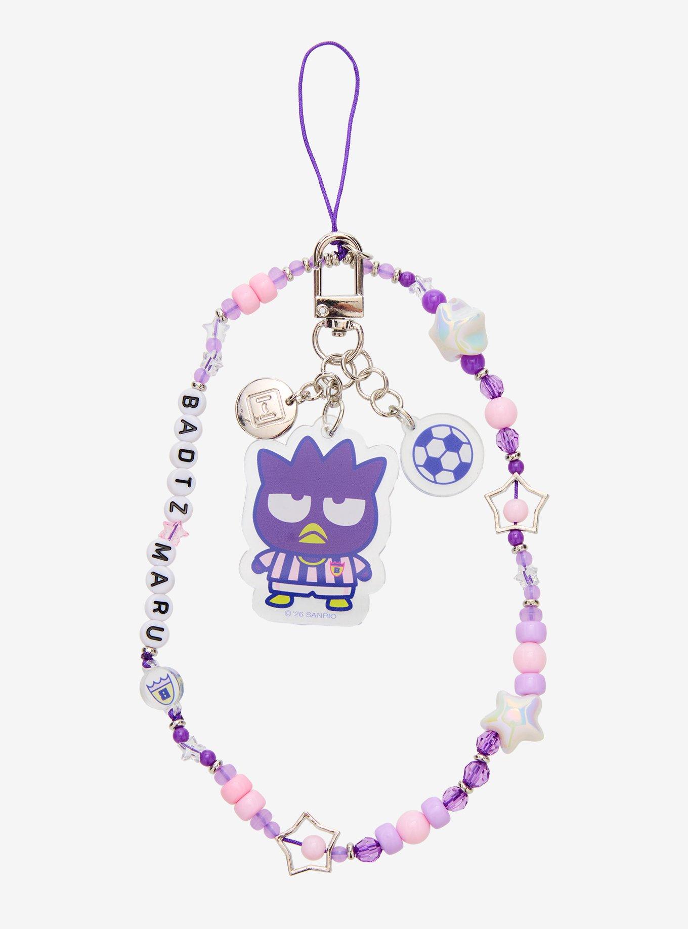 Badtz-Maru Soccer Bead Phone Charm, , hi-res