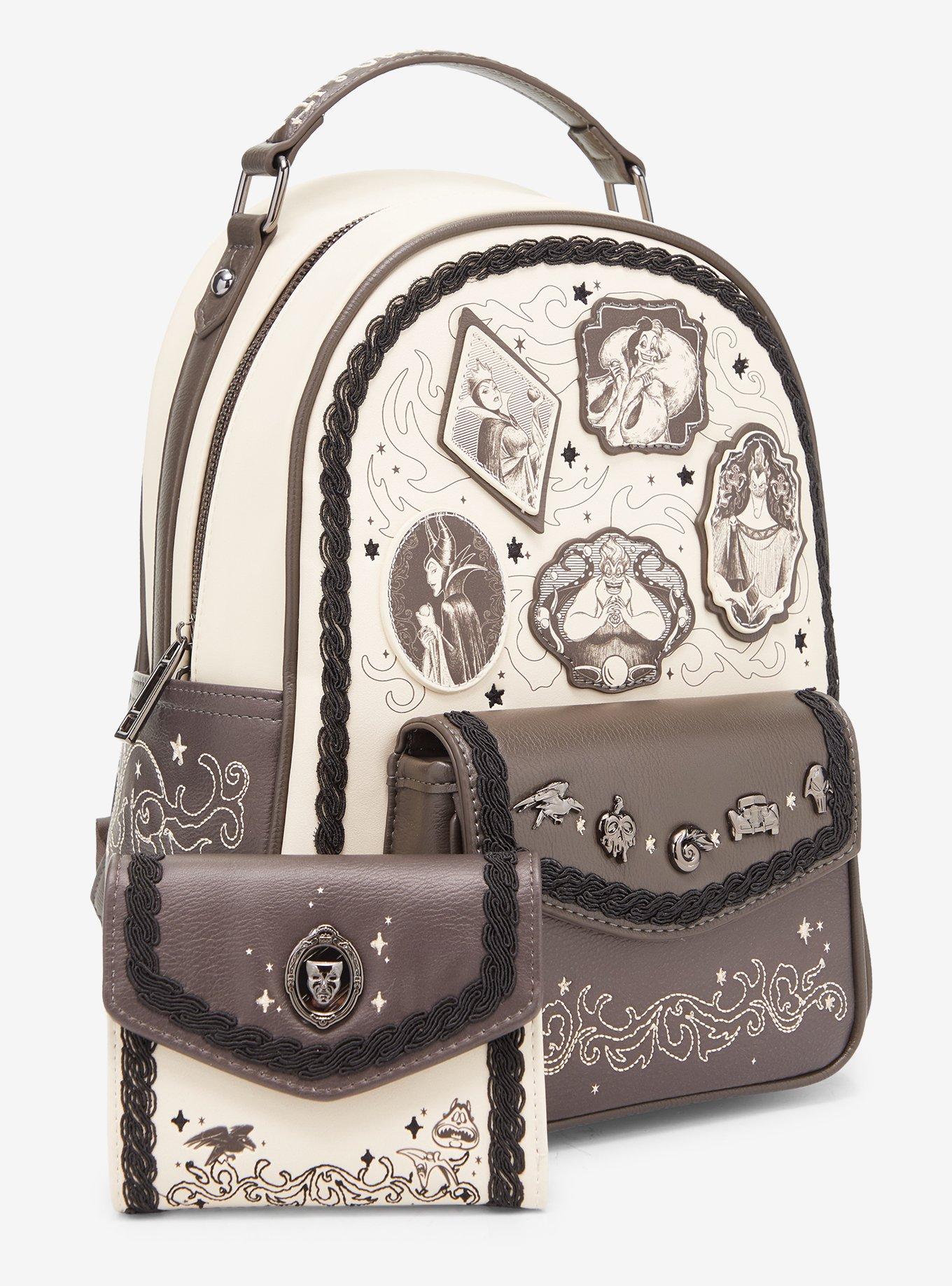 Disney Villains Portraits Tonal Mini Backpack, , alternate - view 6