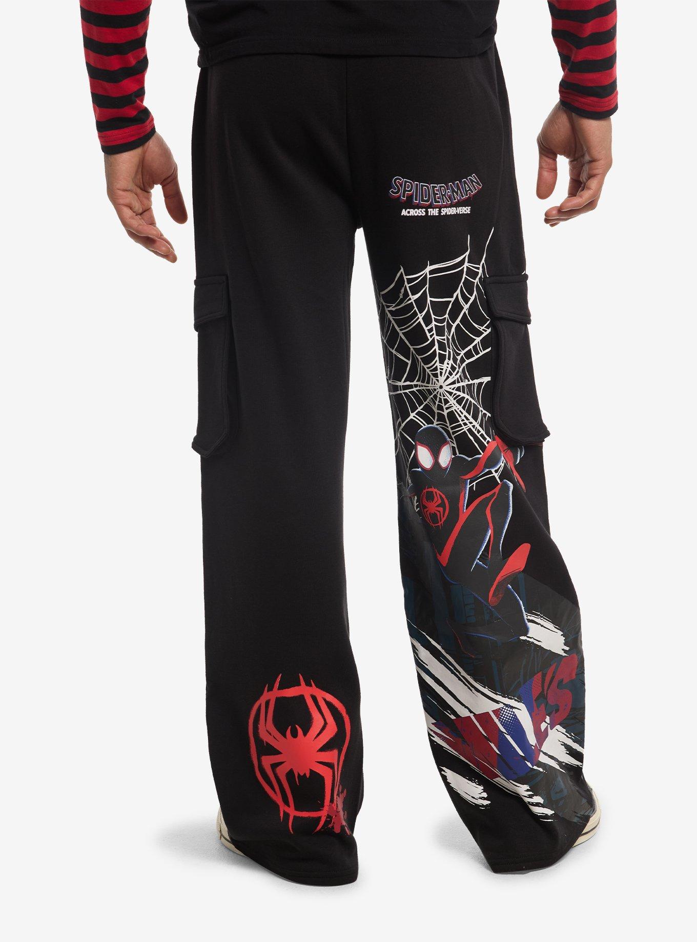 Marvel Spider-Man: Across The Spider-Verse Cargo Sweatpants, , hi-res