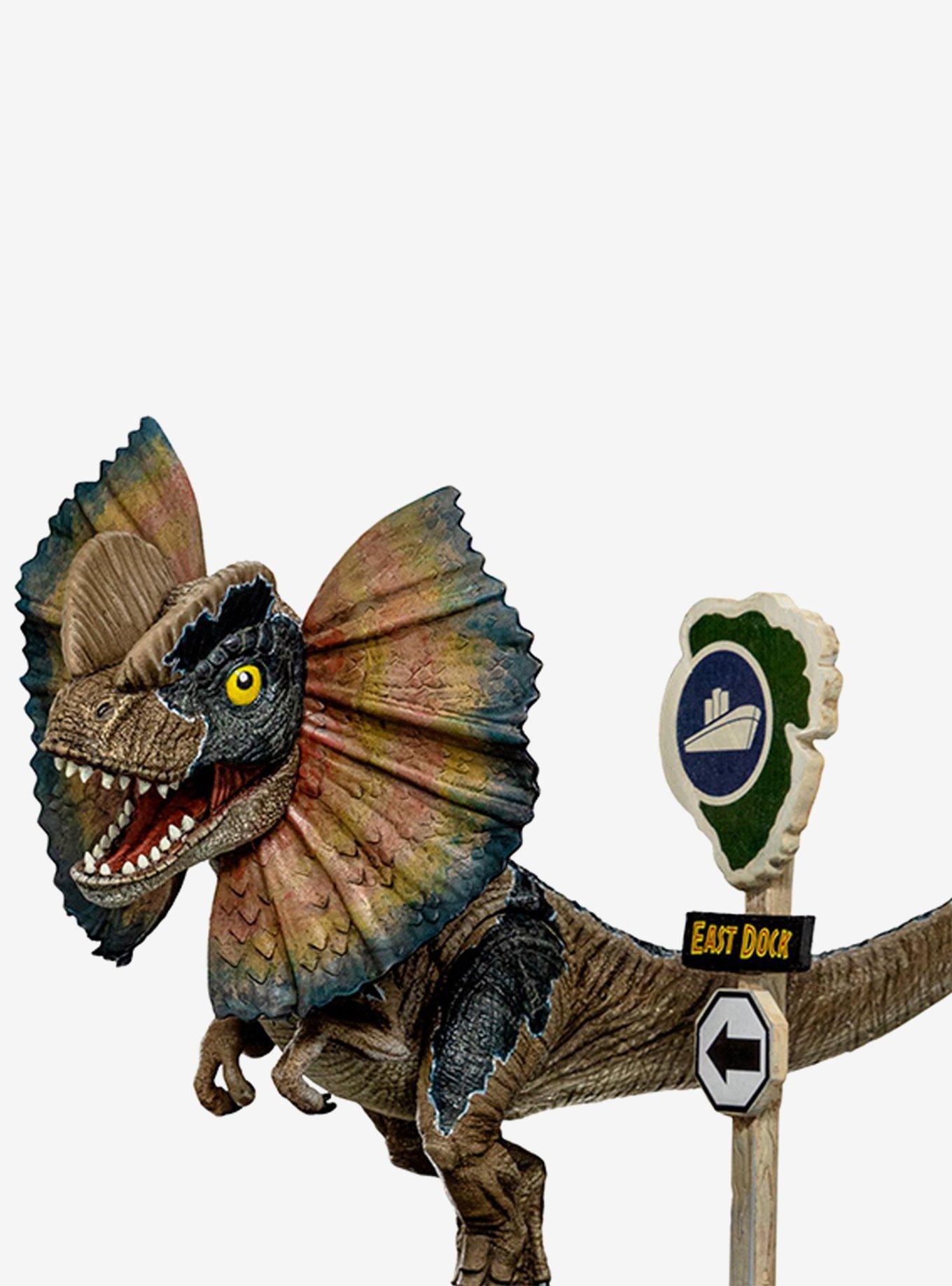 Iron Studios Jurassic Park MiniCo Dilophosaurus Limited Edition Figure, , hi-res