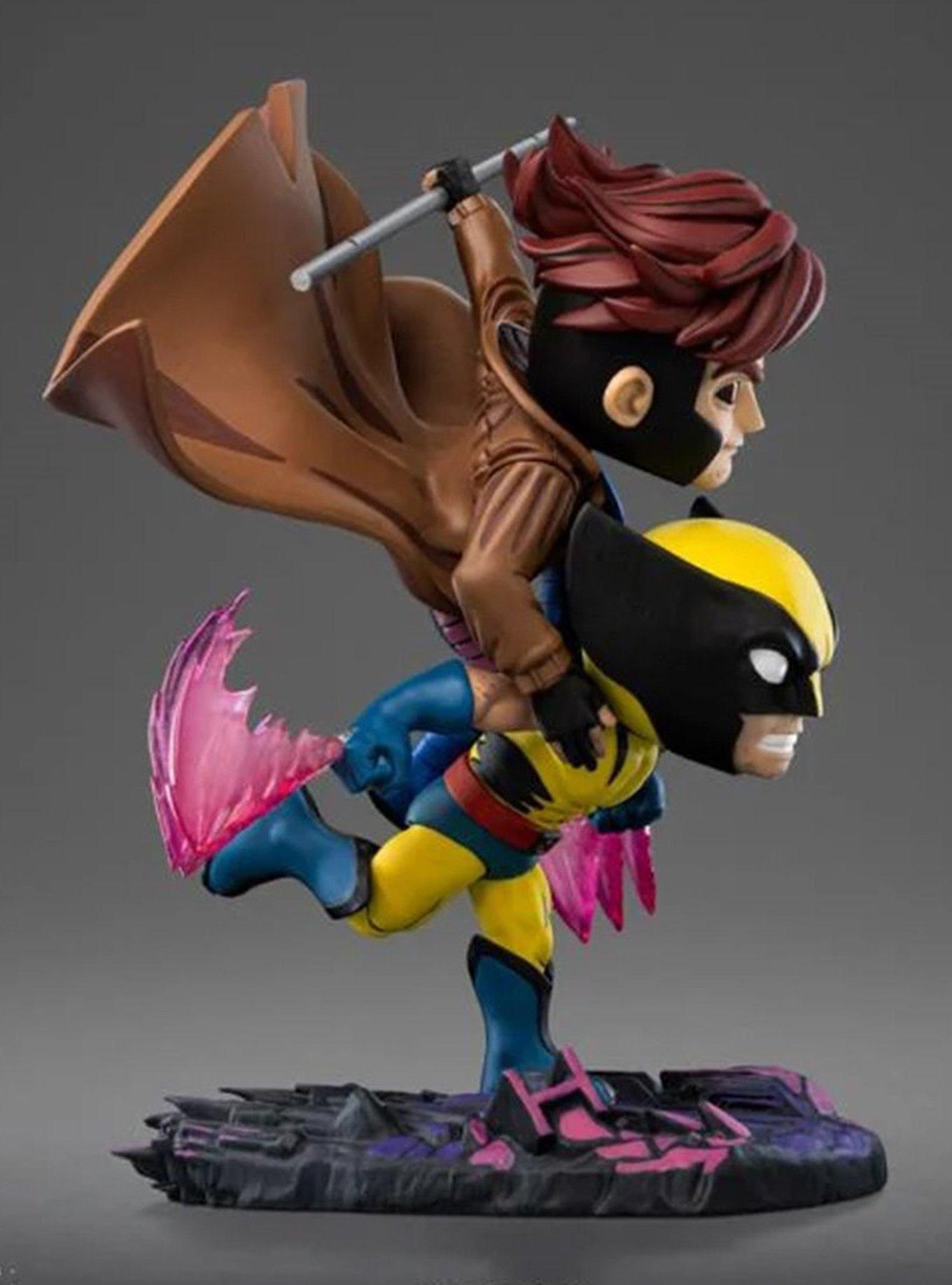 Iron Studios Marvel X-Men '97 MiniCo Wolverine and Gambit Figure, , hi-res