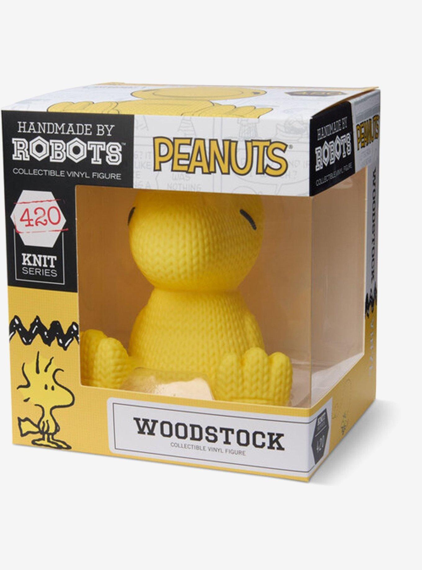 Handmade By Robots Peanuts Knit Series Woodstock Vinyl Figure, , alternate