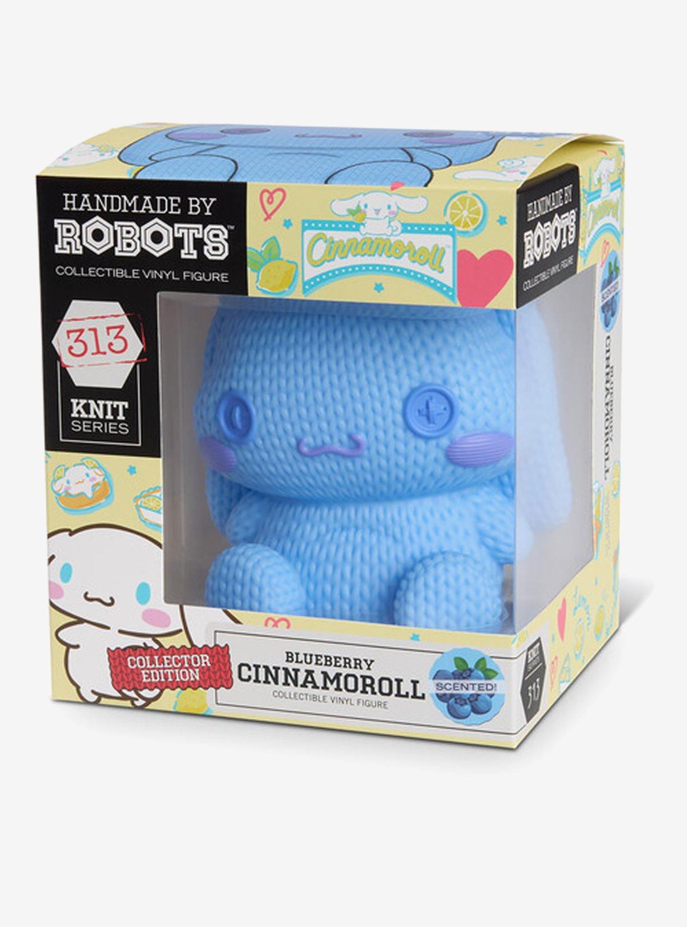 Handmade By Robots Sanrio Knit Series Blueberry Scented Cinnamoroll Vinyl Figure, , alternate