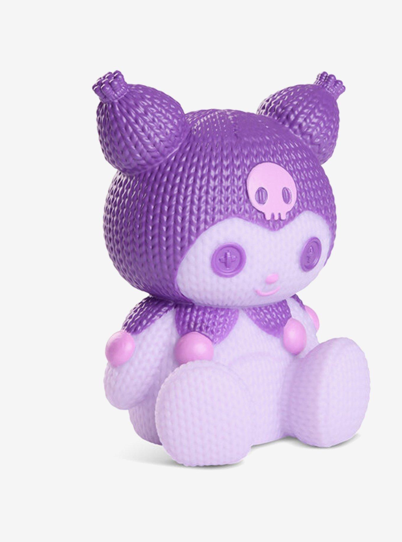 Handmade By Robots Sanrio Knit Series Grape Scented Kuromi Vinyl Figure, , alternate