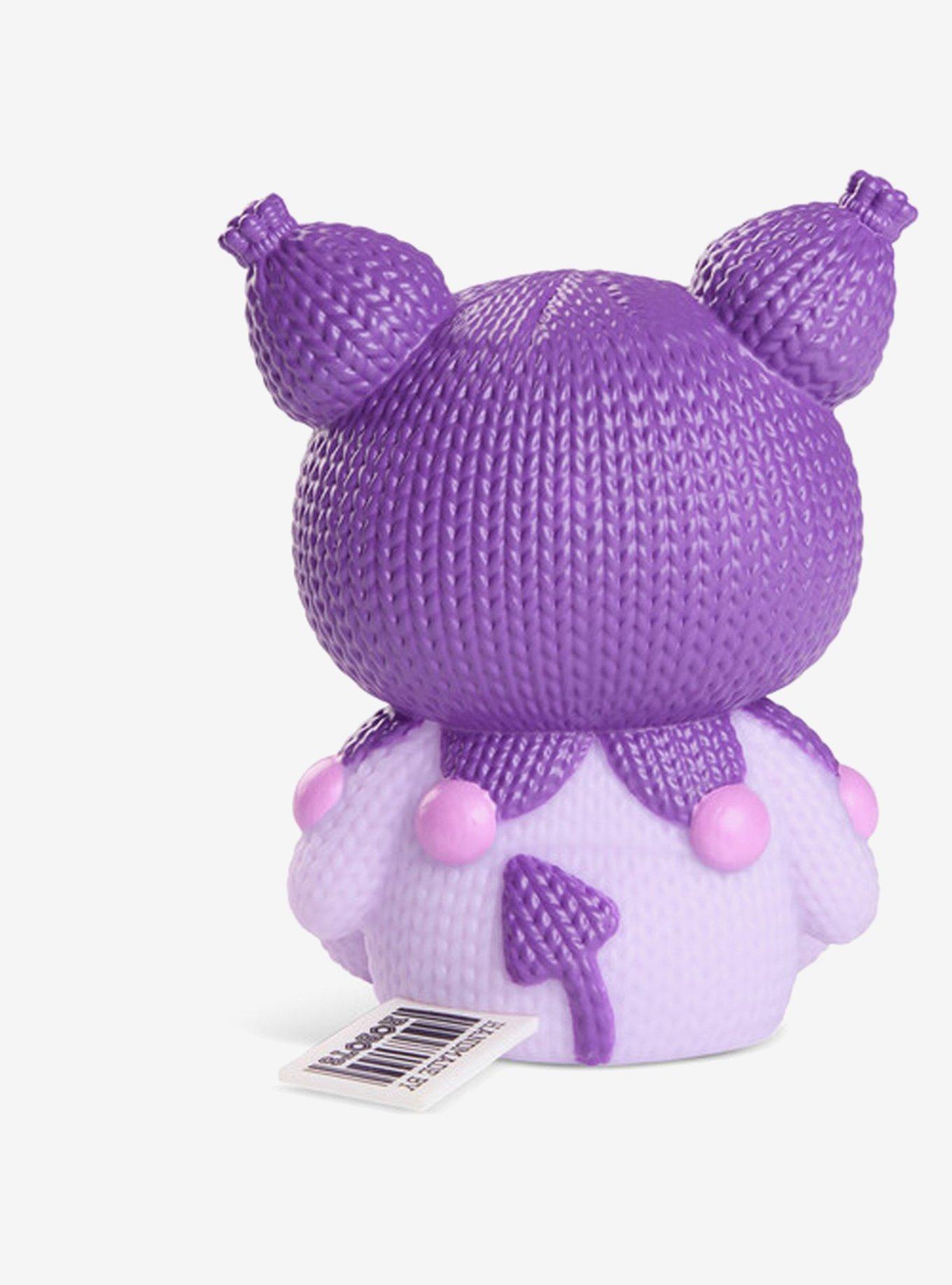 Handmade By Robots Sanrio Knit Series Grape Scented Kuromi Vinyl Figure, , alternate