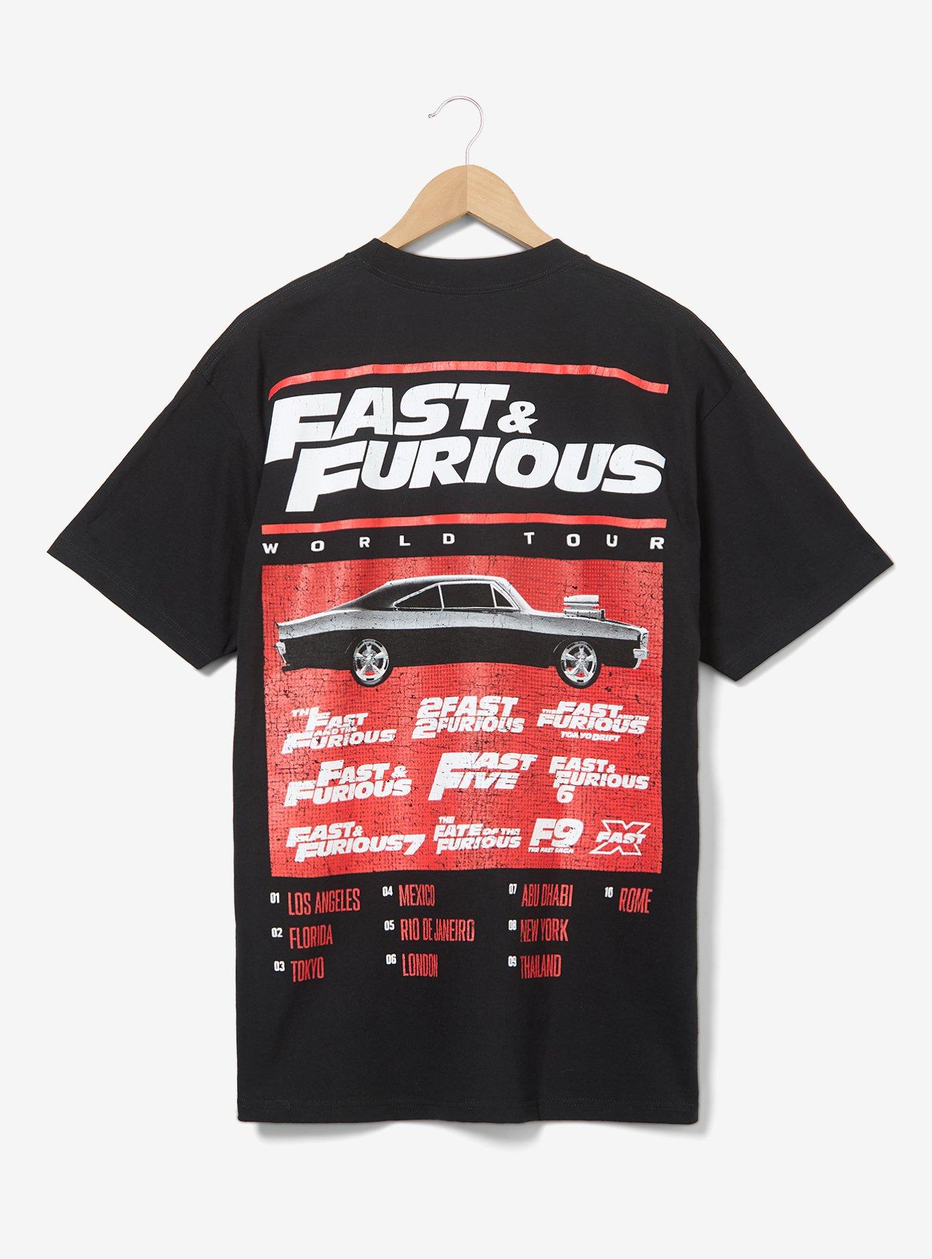 Fast & Furious World Tour T-Shirt &mdash; BoxLunch Exclusive, , hi-res