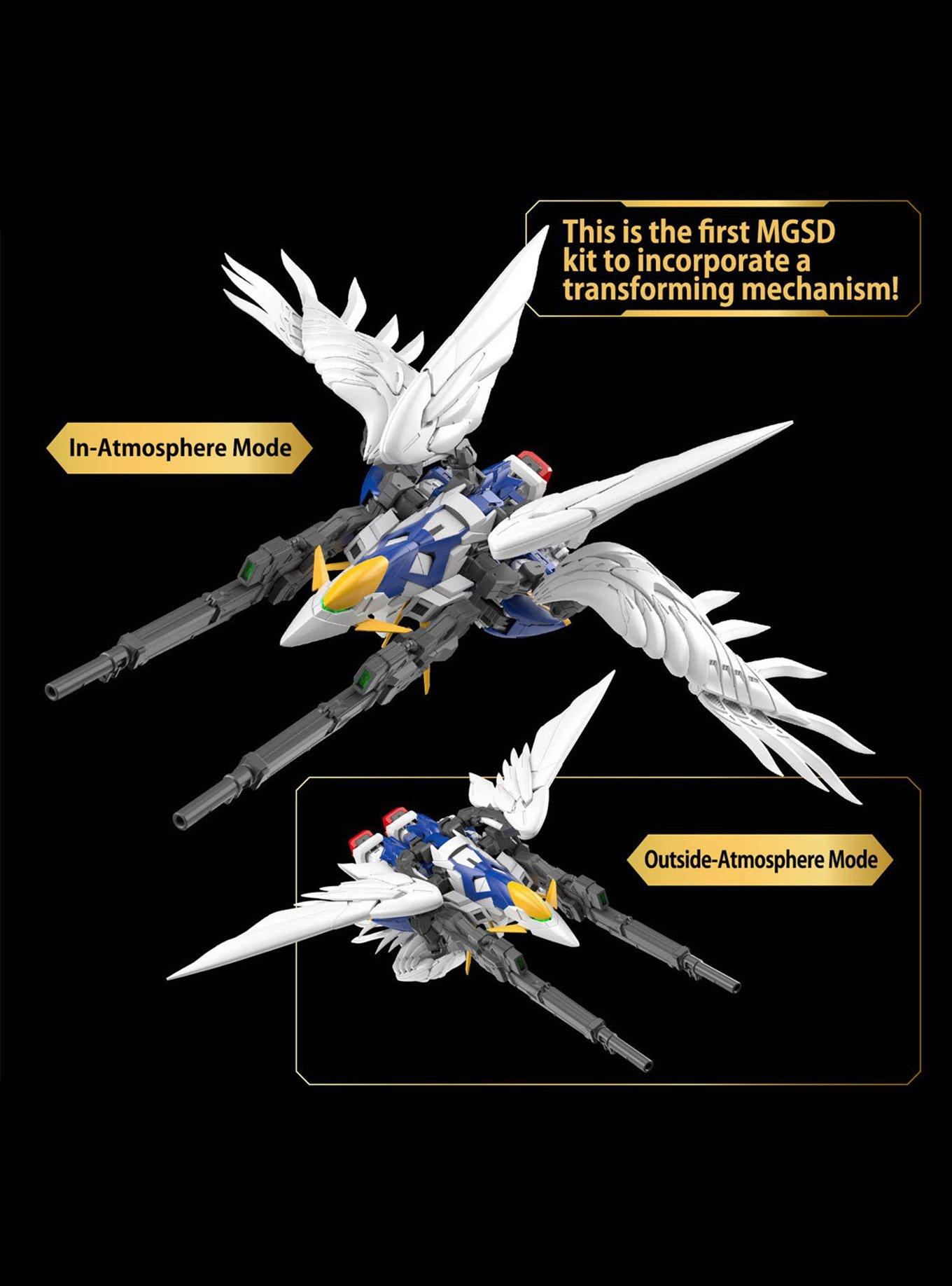 Mobile Suit Gundam Wing: Endless Waltz Wing Gundam Zero EW Master Grade SD MGSD Model Kit, , hi-res