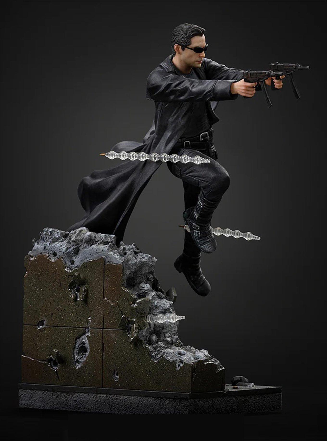 Iron Studios The Matrix Battle Diorama Series Neo Art Scale Figure, , hi-res