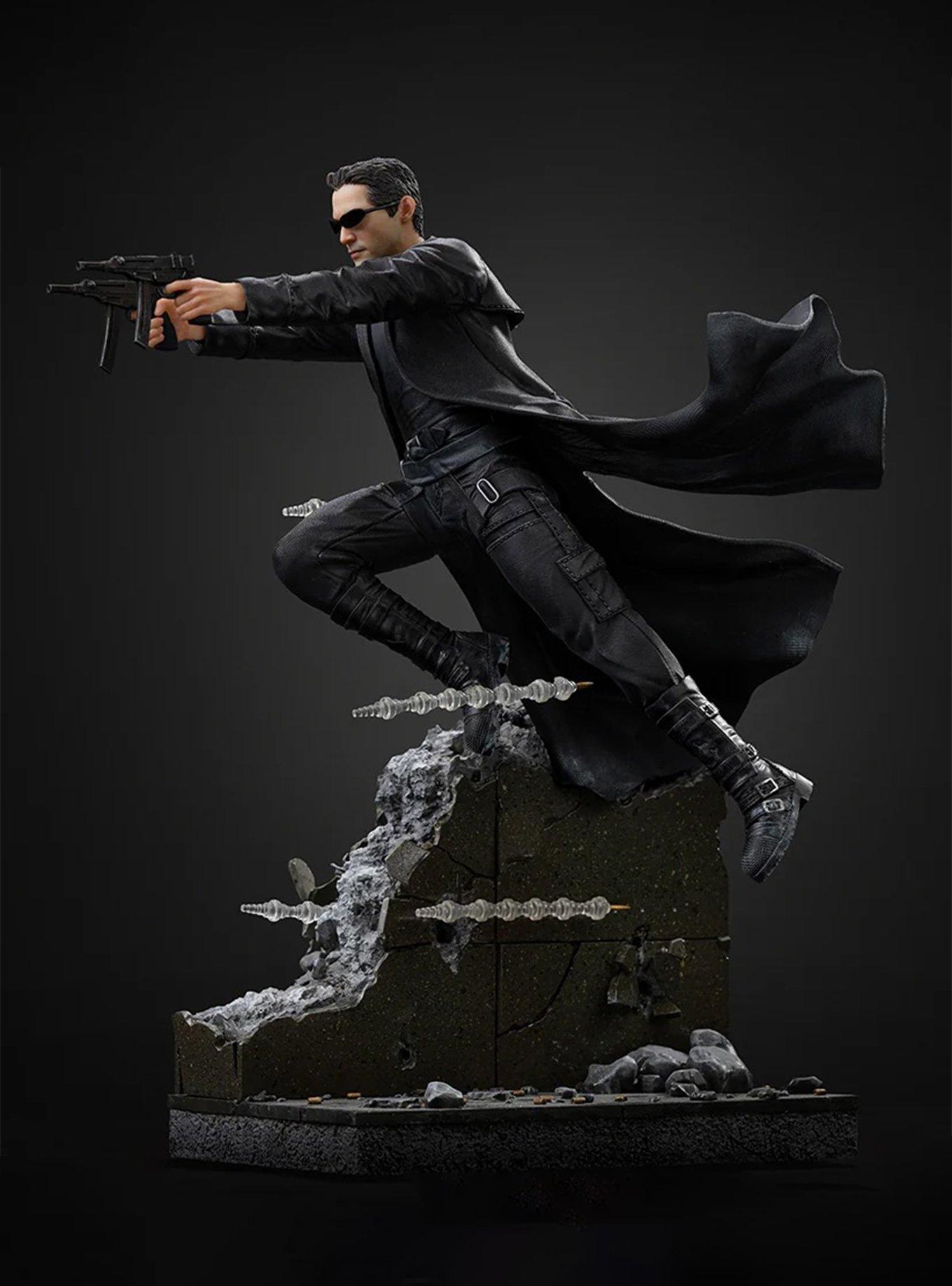 Iron Studios The Matrix Battle Diorama Series Neo Art Scale Figure, , alternate
