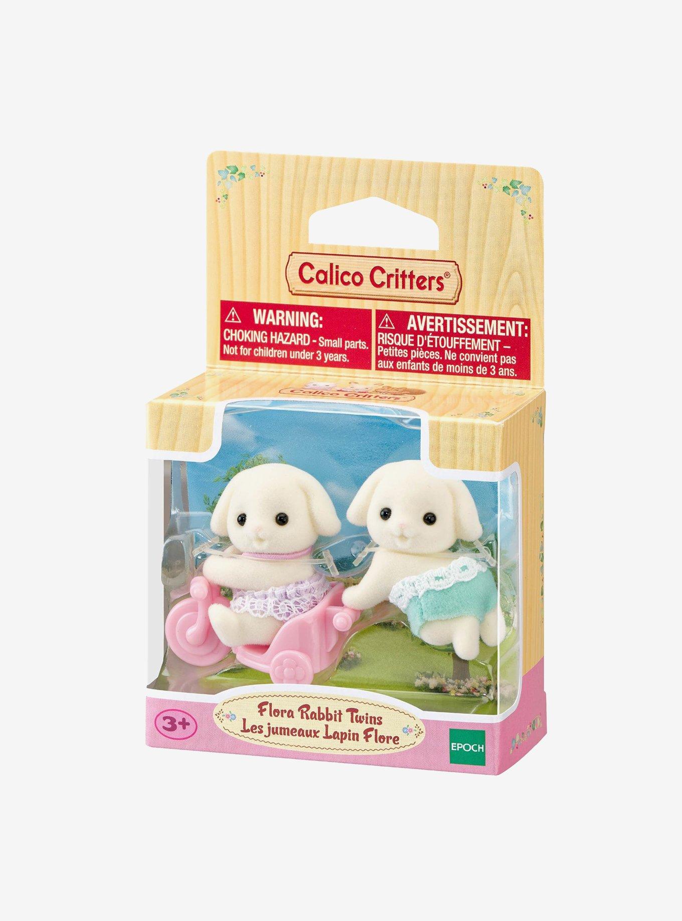 Calico Critters Flora Rabbit Twins Figure Set, , hi-res