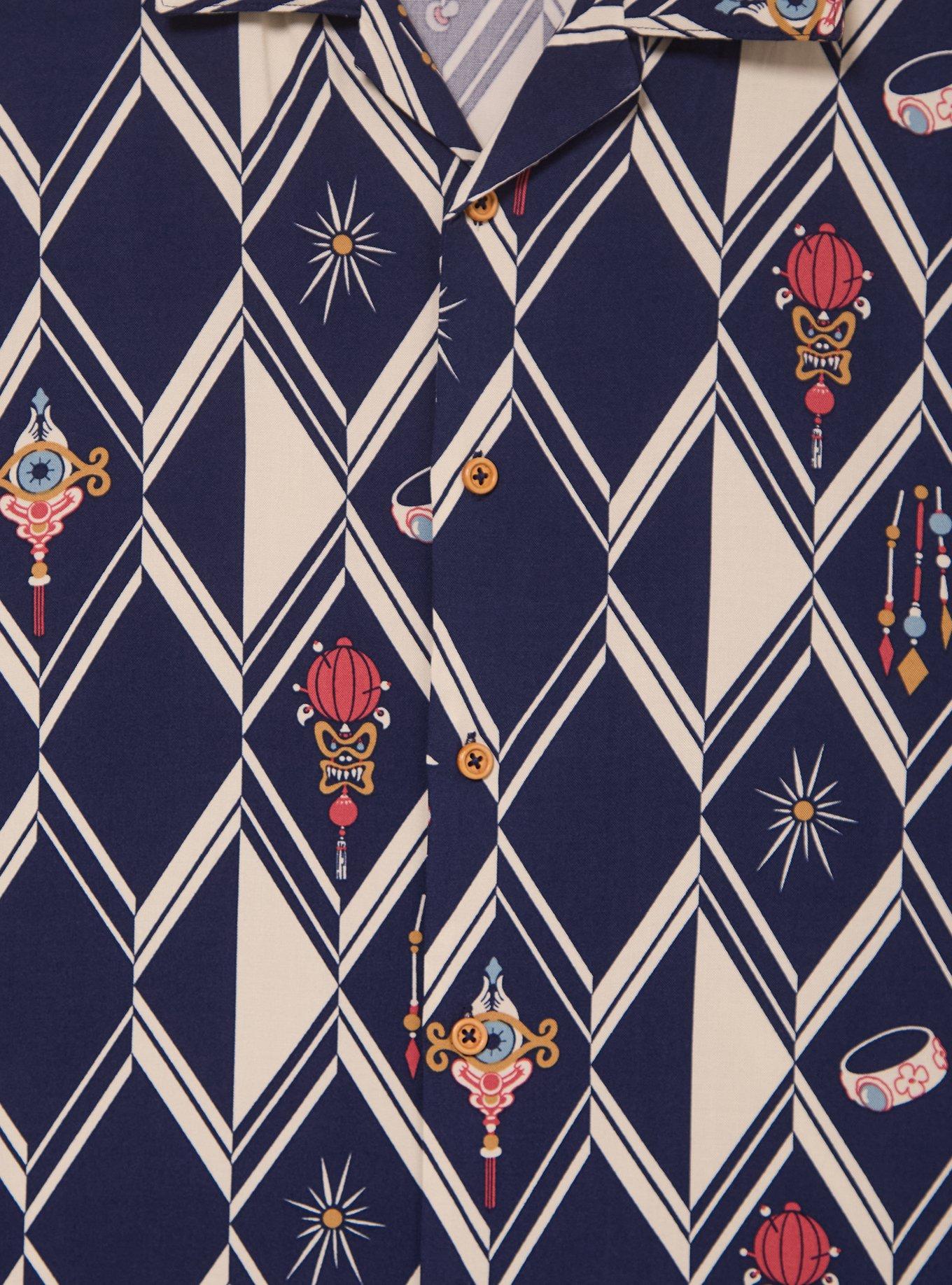 Studio Ghibli&reg; Howl's Moving Castle Woven Button-Up - BoxLunch Exclusive, NAVY, alternate - view 3
