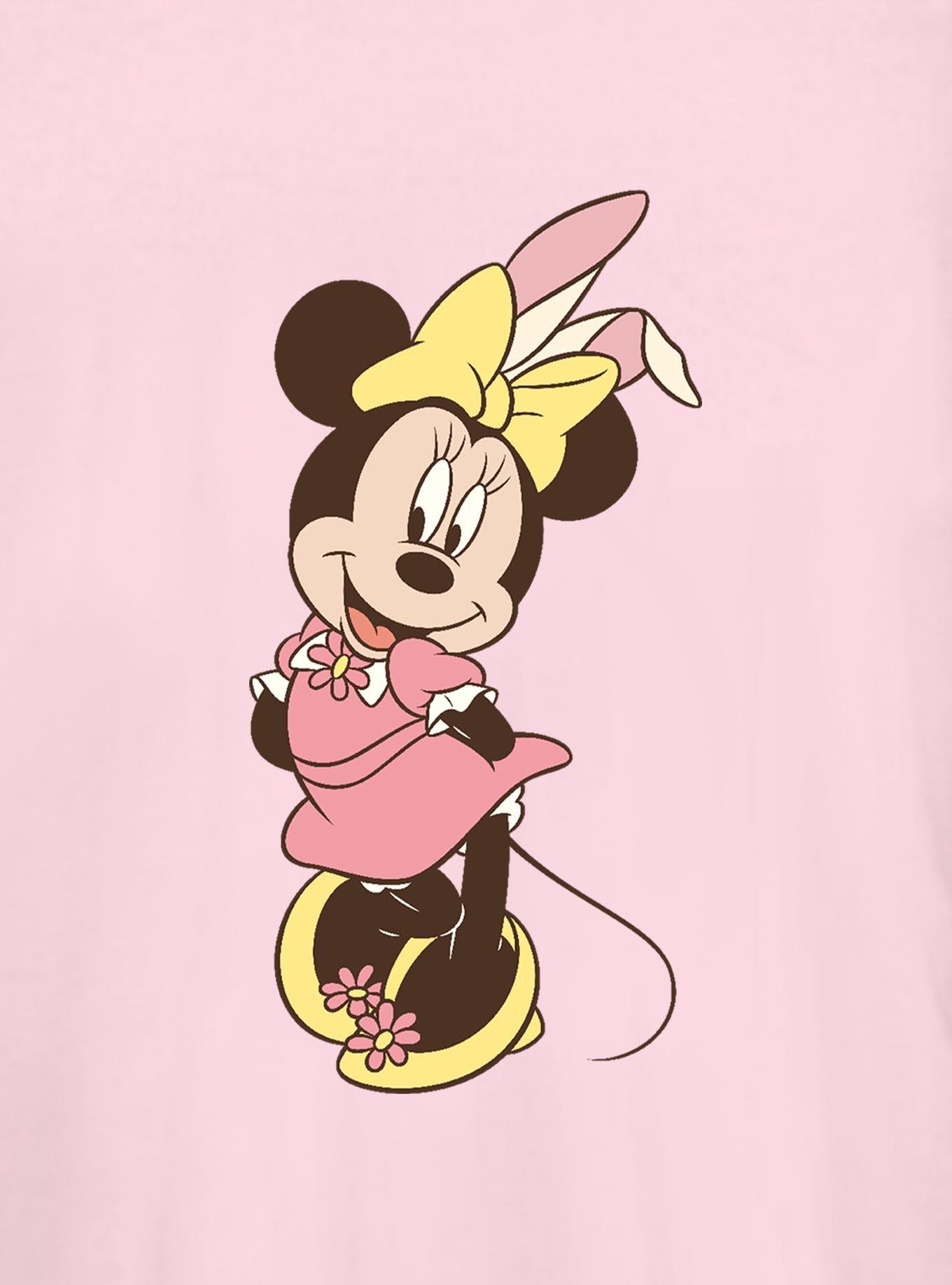 Disney Minnie Mouse Bunny Easter Ears Girls T-Shirt, , hi-res