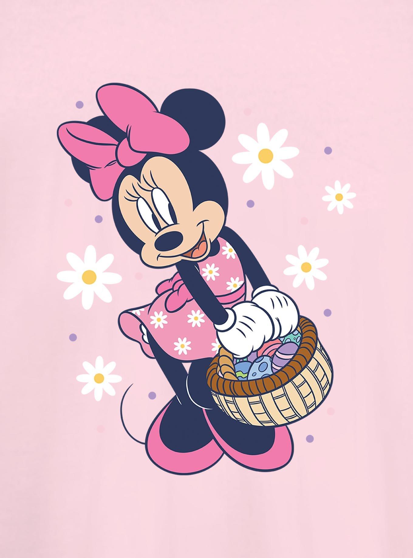 Disney Minnie Mouse Easter Basket Girls T-Shirt, , hi-res