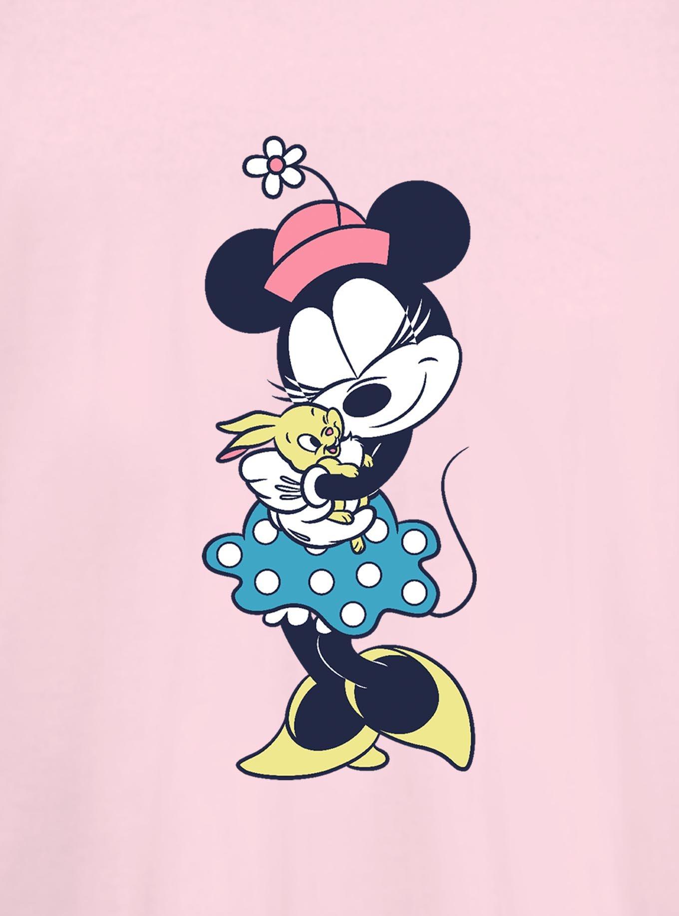 Disney Minnie Mouse And Bunny Girls T-Shirt, , hi-res