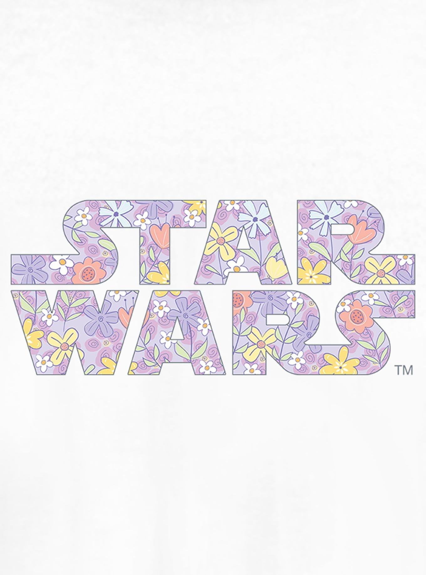 Star Wars Spring Flower Logo Girls T-Shirt, , hi-res
