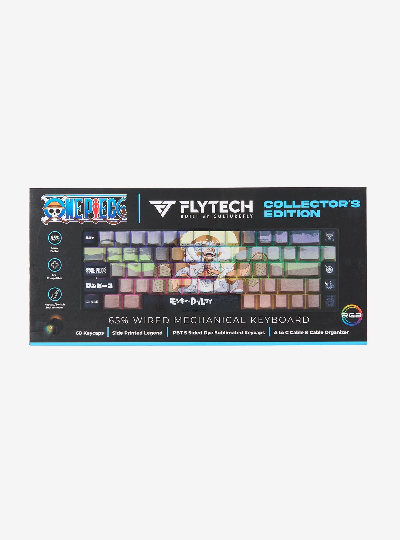 One Piece Monkey D. Luffy Wired Mechanical Keyboard - BoxLunch Exclusive, , alternate - view 3