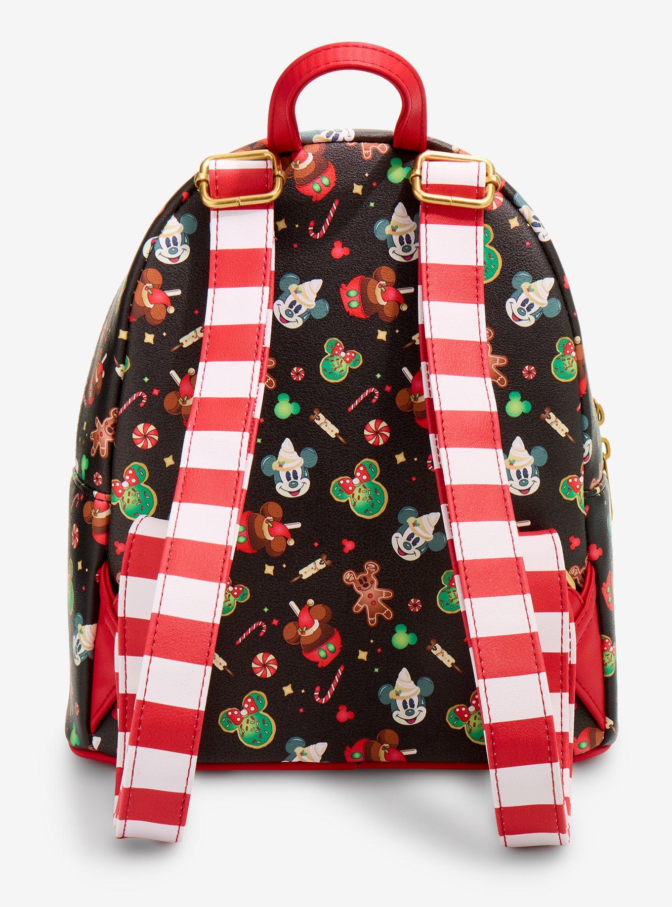 Loungefly Disney Mickey Mouse Festive Treats Mini Backpack Hot Topic Exclusive, , alternate - view 3