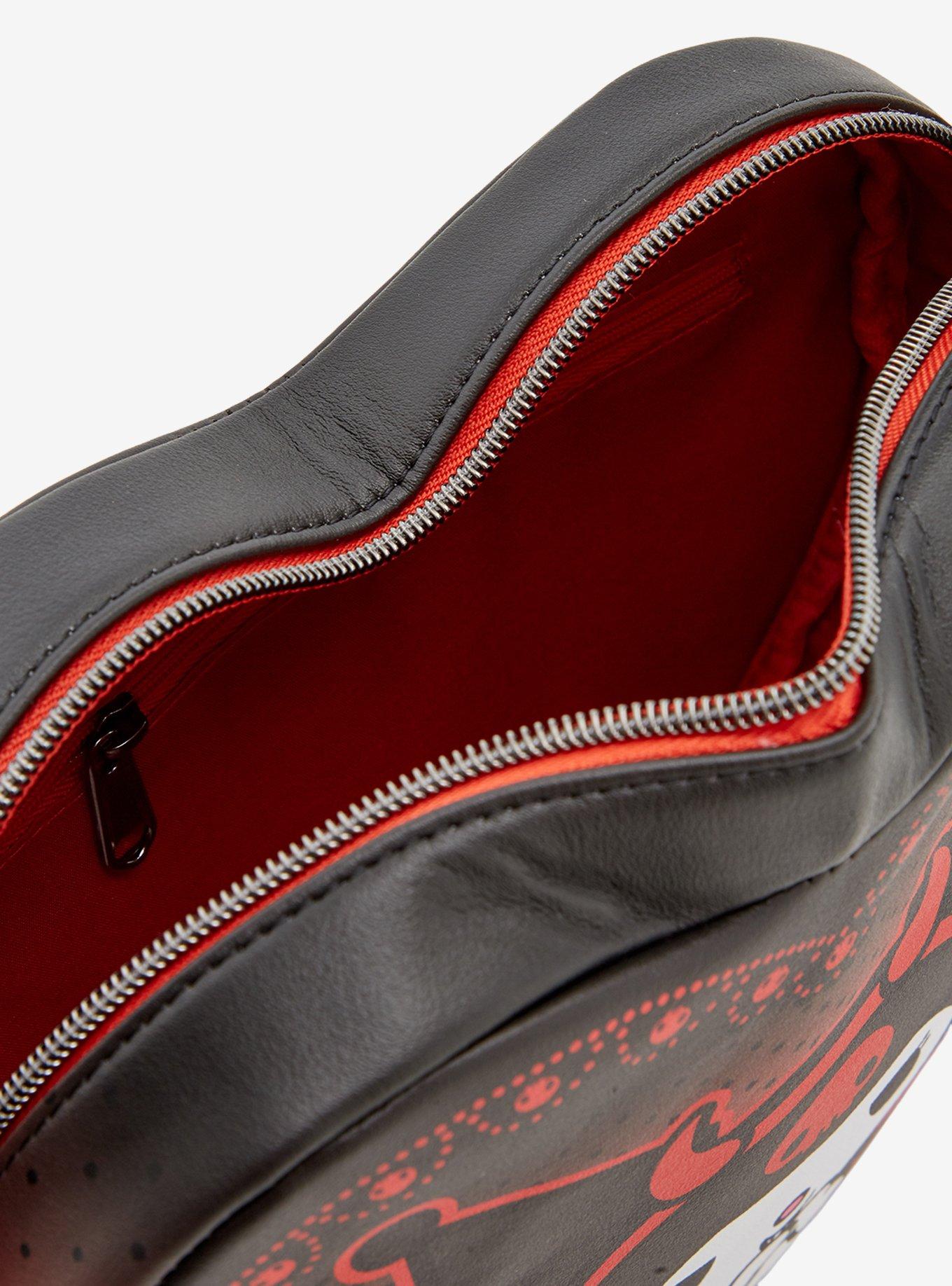 Loungefly Kuromi Devil Heart Crossbody Bag, , alternate - view 4