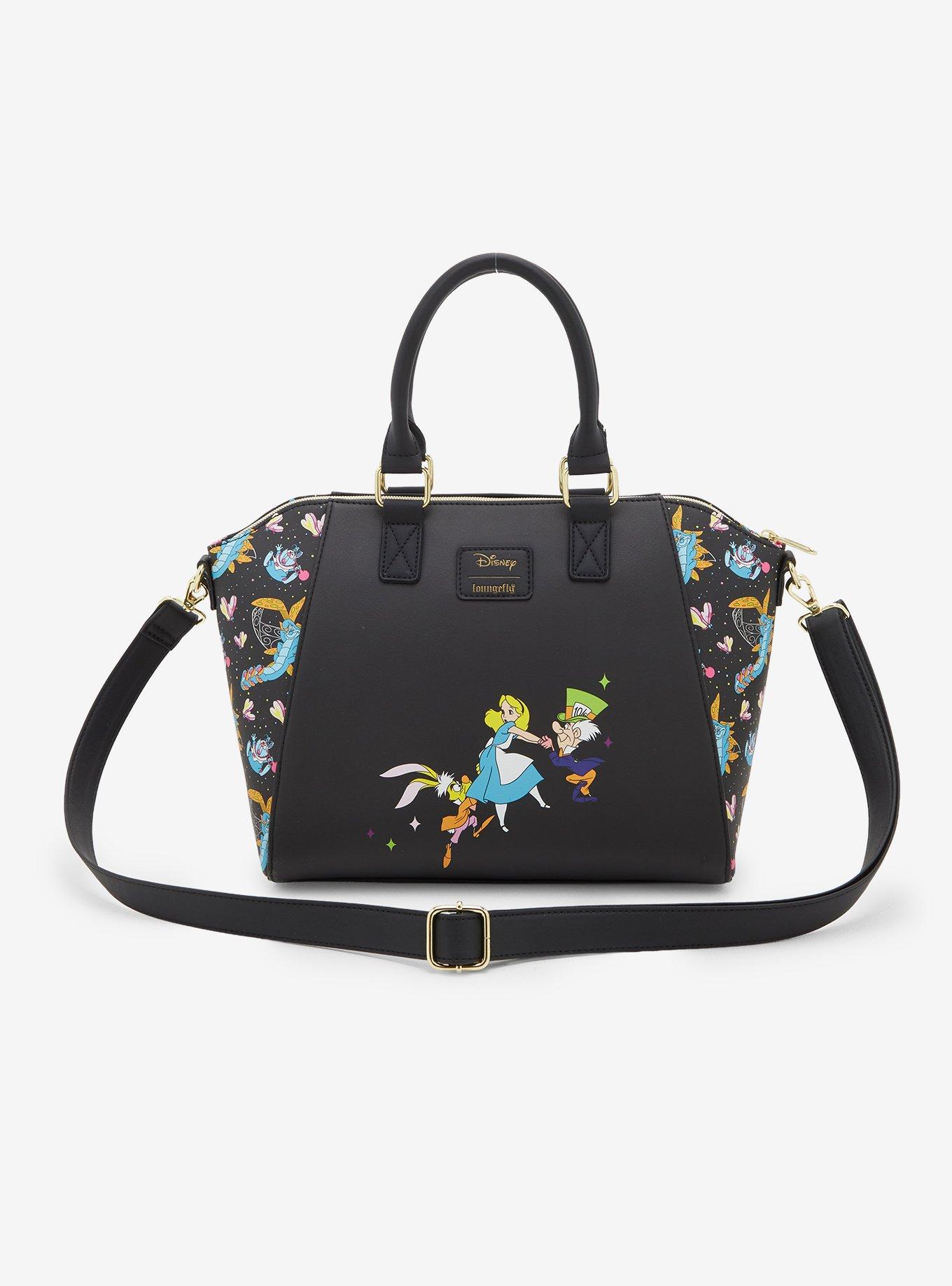 Loungefly Disney Alice In Wonderland Floating Bottle Satchel Bag, , alternate - view 3