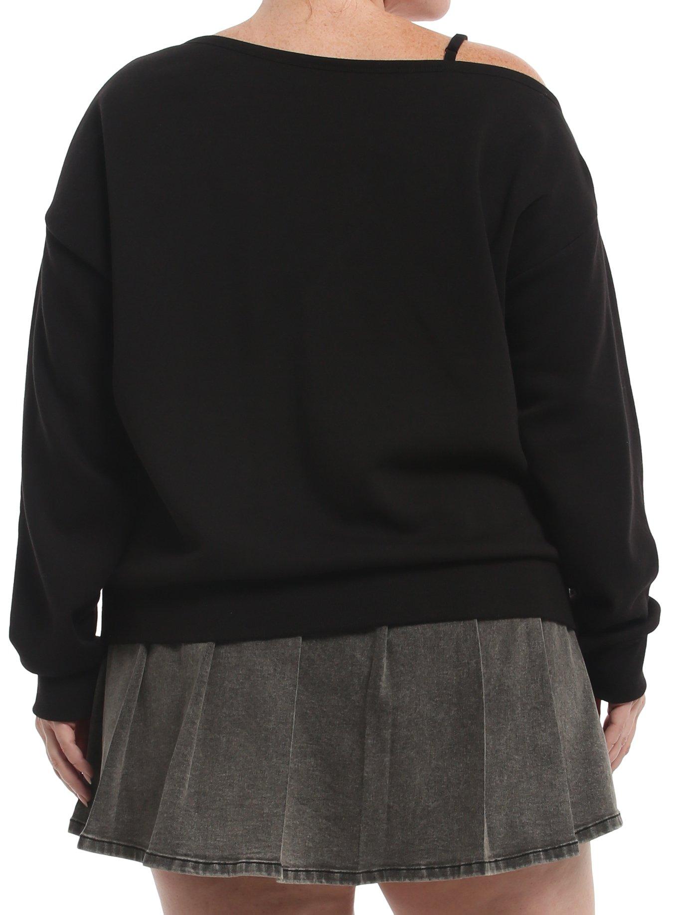 Zak Bagans Haunted Museum Girls Off-Shoulder Sweatshirt Plus Size, MULTI, alternate - view 3