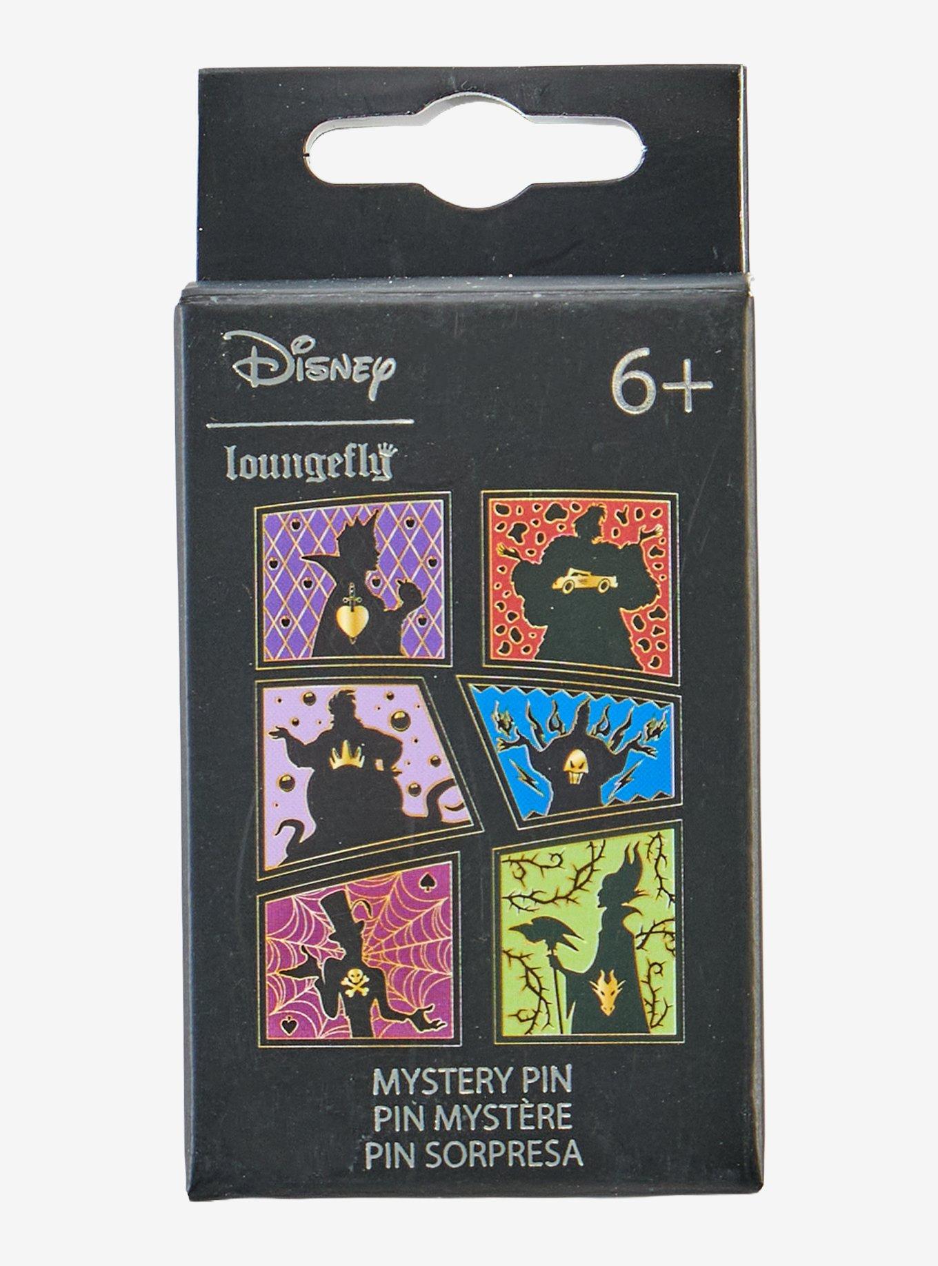 Loungefly Disney Villains Silhouette Blind Box Puzzle Enamel Pin - BoxLunch Exclusive, , hi-res