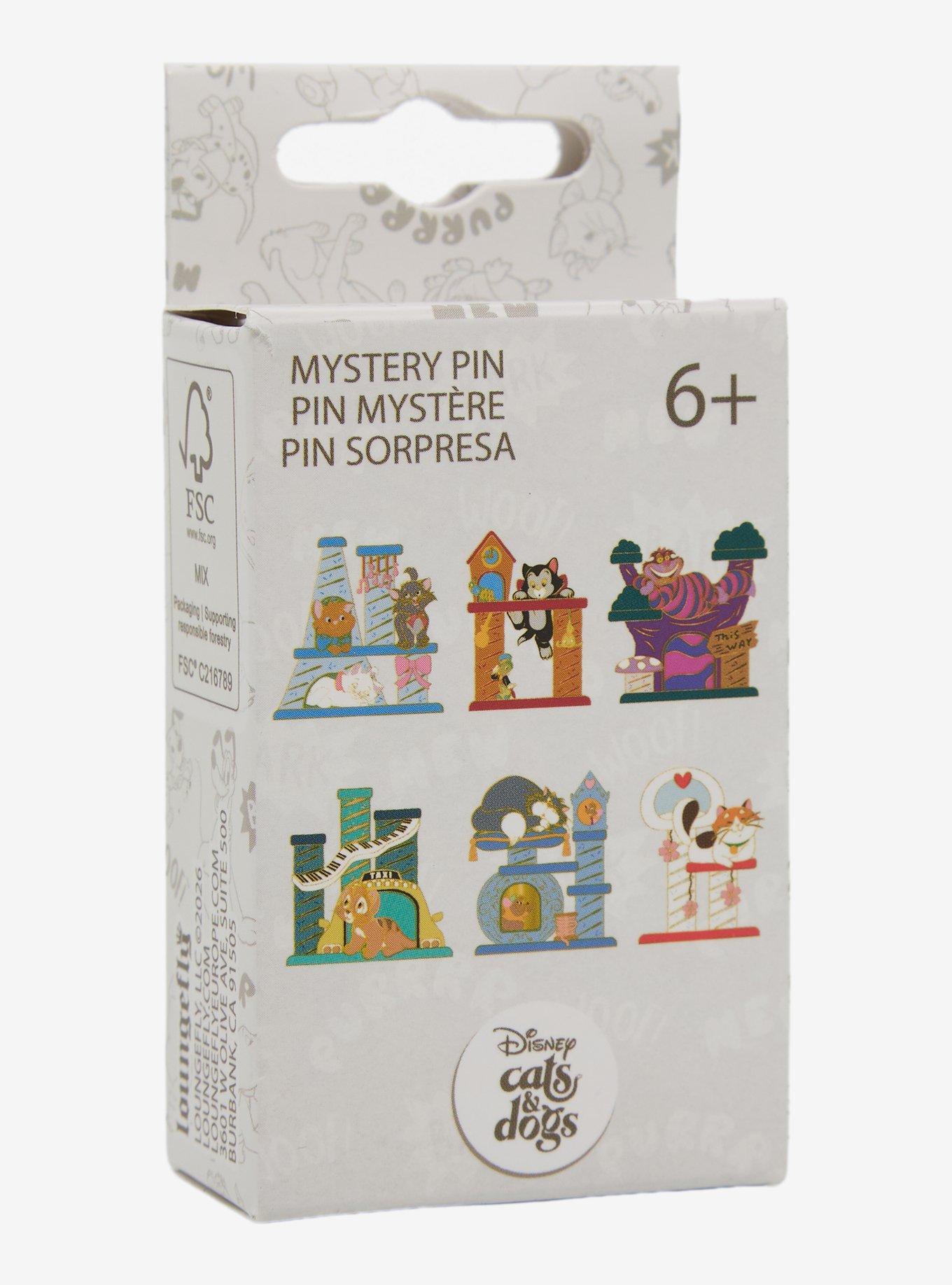 Loungefly Disney Cats & Dogs Cat Trees Blind Box Enamel Pin - BoxLunch Exclusive, , hi-res