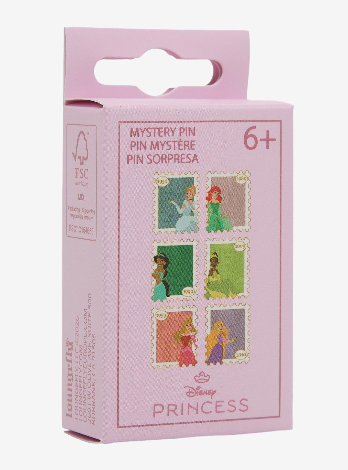 Loungefly Disney Princess Stamps Blind Box Enamel Pin - BoxLunch Exclusive, , hi-res