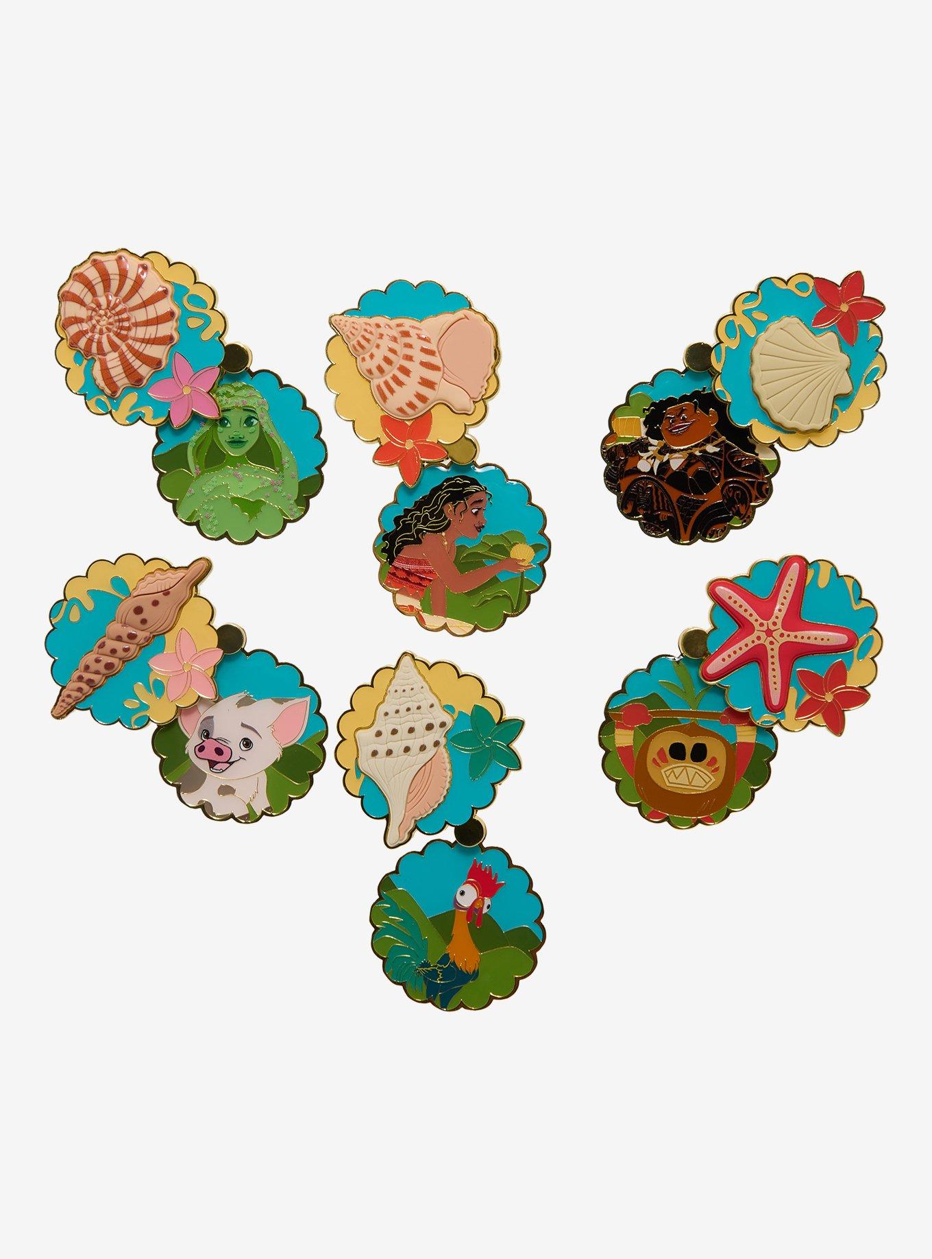 Loungefly Disney Moana Seashell Hinged Blind Box Enamel Pin - BoxLunch Exclusive, , hi-res