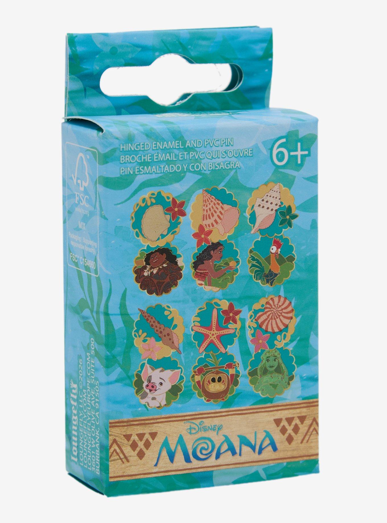 Loungefly Disney Moana Seashell Hinged Blind Box Enamel Pin - BoxLunch Exclusive, , alternate - view 3