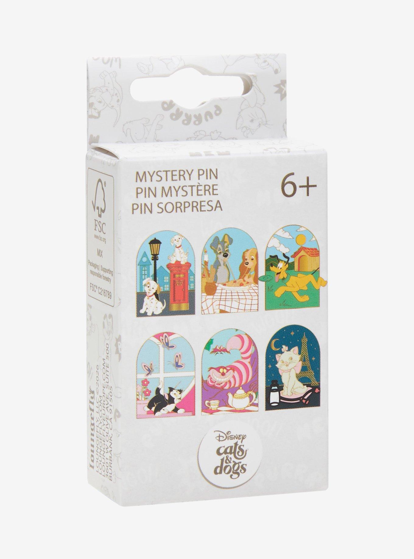 Loungefly Disney Cats & Dogs Scenes Blind Box Enamel Pin - BoxLunch Exclusive, , hi-res