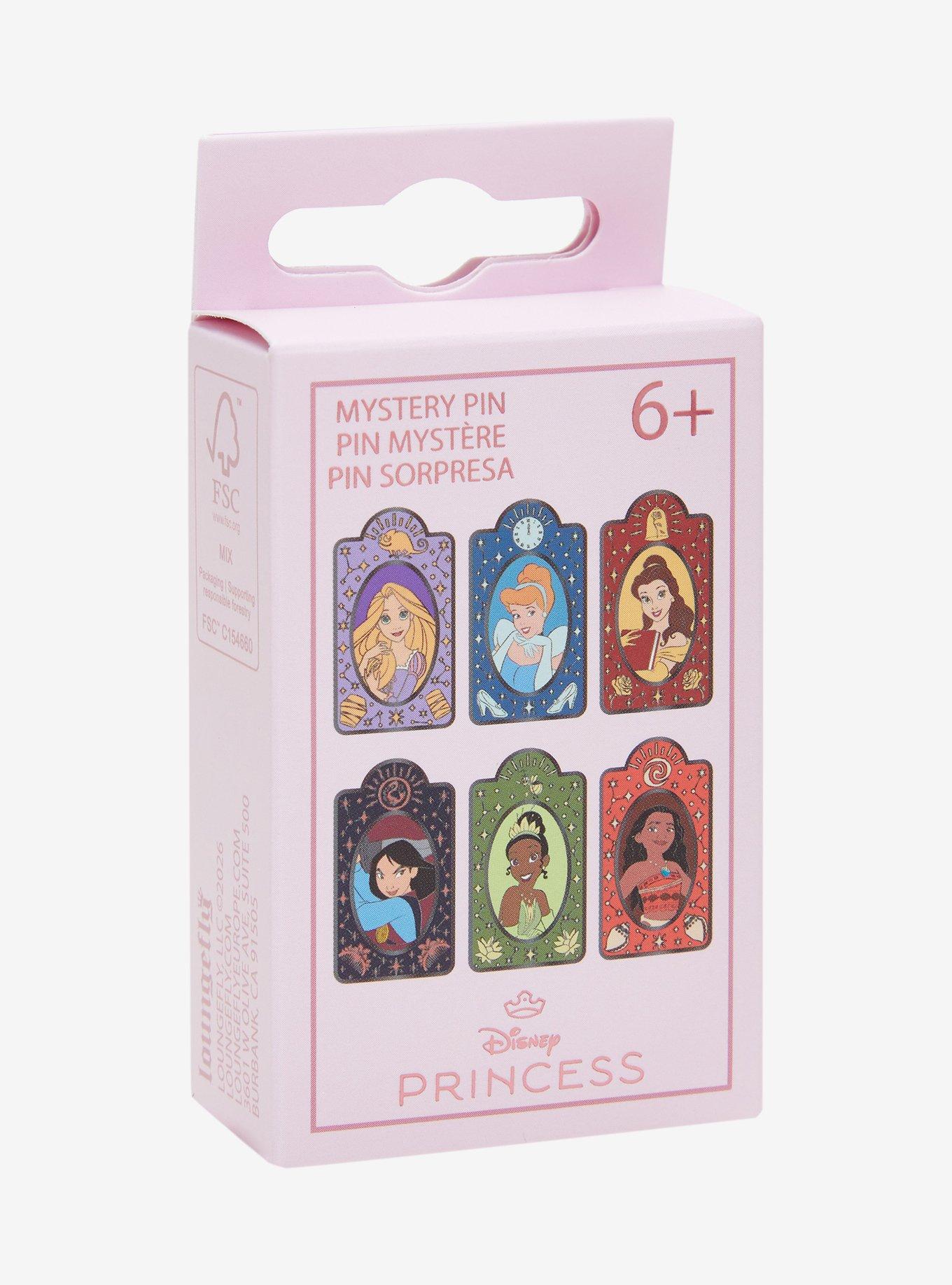 Loungefly Disney Princesses Celestial Portrait Blind Box Enamel Pin Hot Topic Exclusive, , hi-res