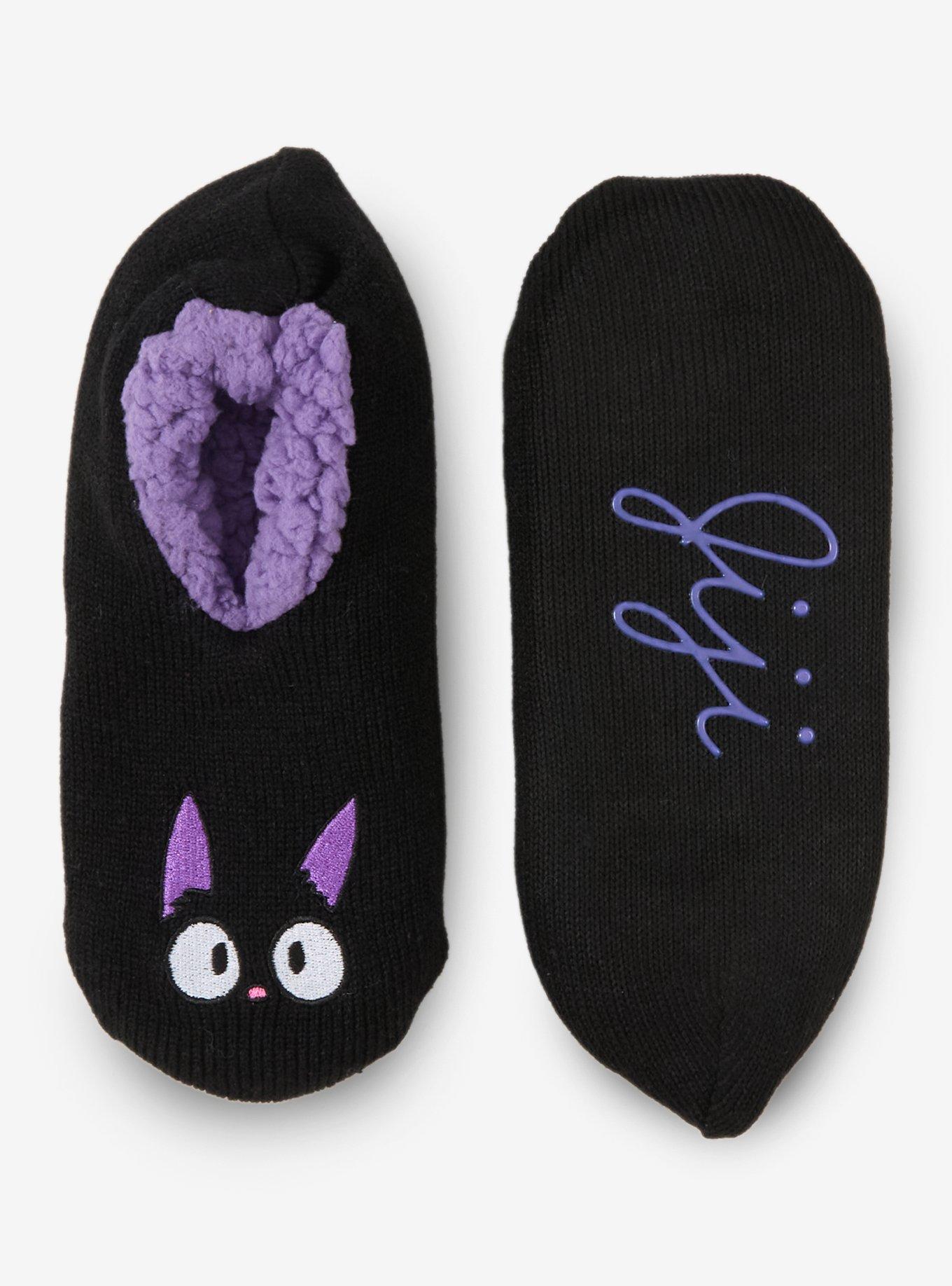 Studio Ghibli&reg; Kiki's Delivery Service Jiji Slipper Socks - BoxLunch Exclusive, , hi-res