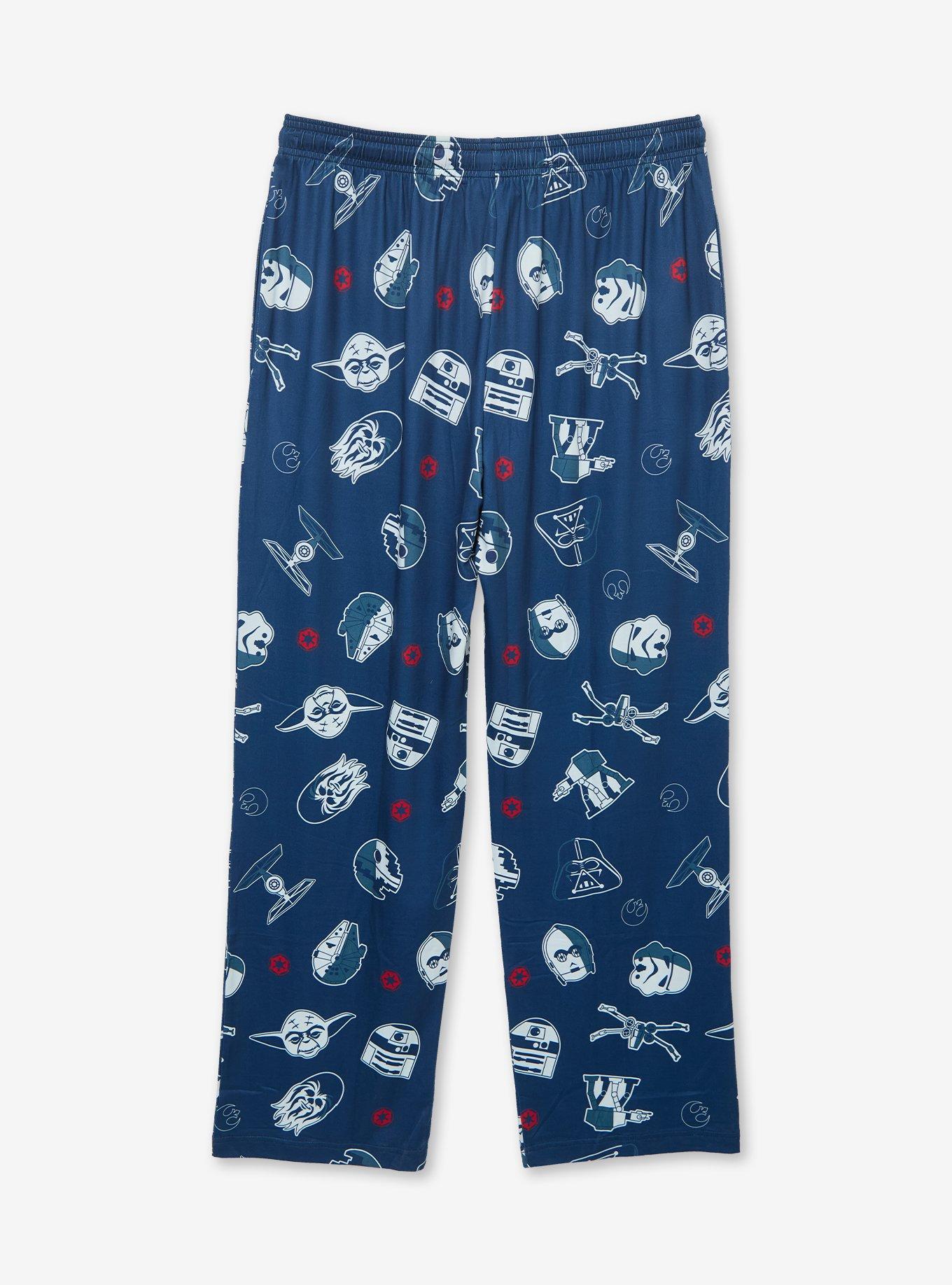 Star Wars Tonal Icons Allover Print Sleep Pants - BoxLunch Exclusive, , hi-res