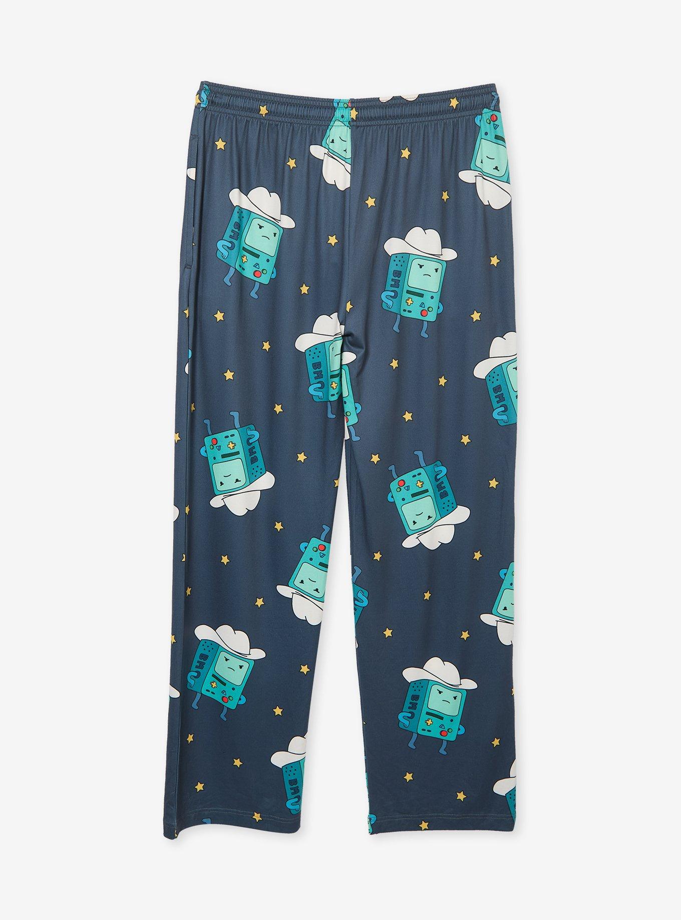 Adventure Time Cowboy BMO Allover Print Sleep Pants - BoxLunch Exclusive, , hi-res