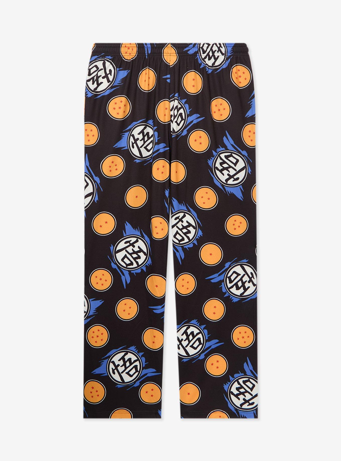 Dragon Ball Z Dragon Balls Allover Print Sleep Pants - BoxLunch Exclusive, , hi-res