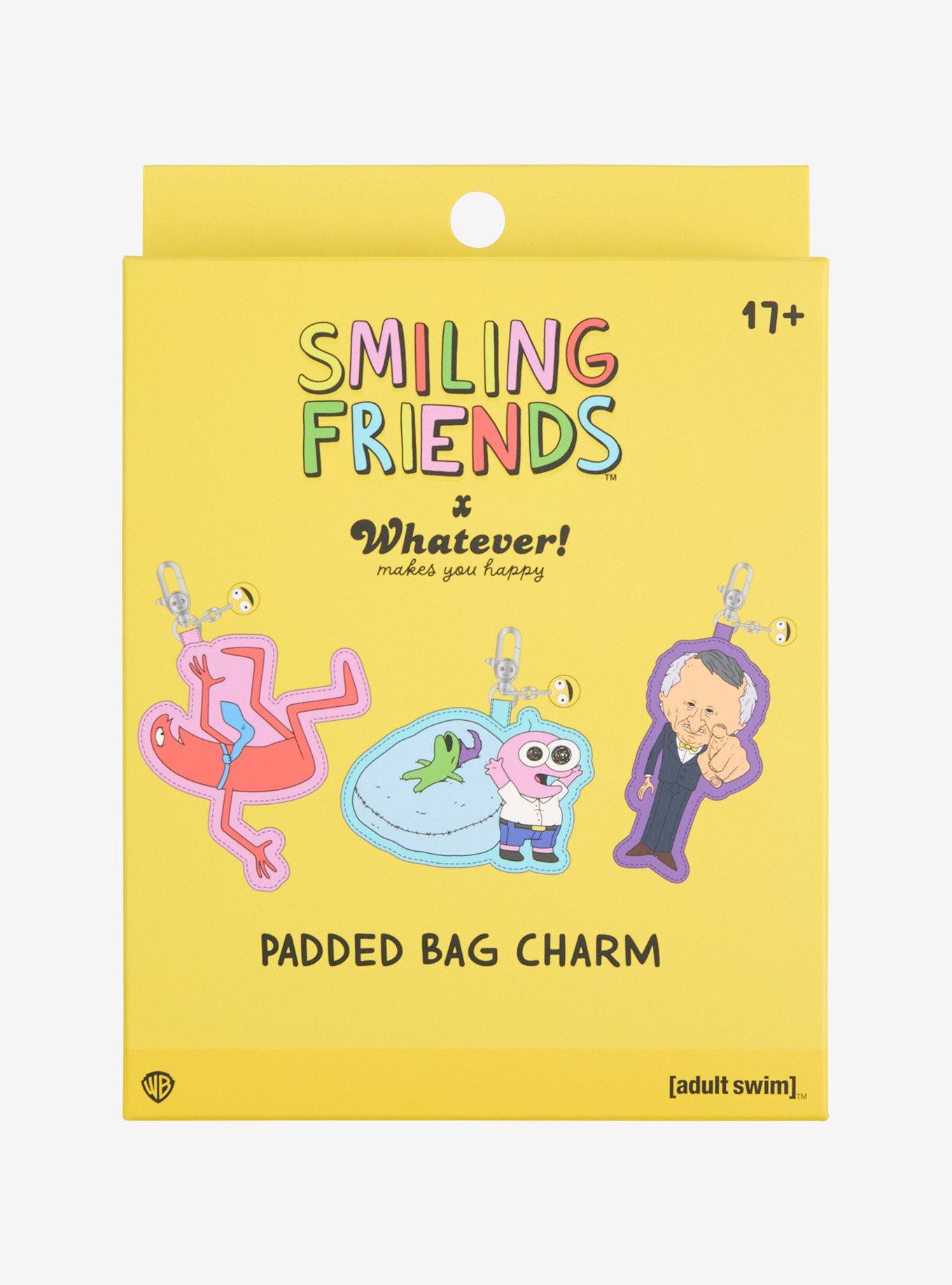 Whatever! Makes You Happy Smiling Friends Blind Box Bag Charm Hot Topic Exclusive, , alternate - view 3