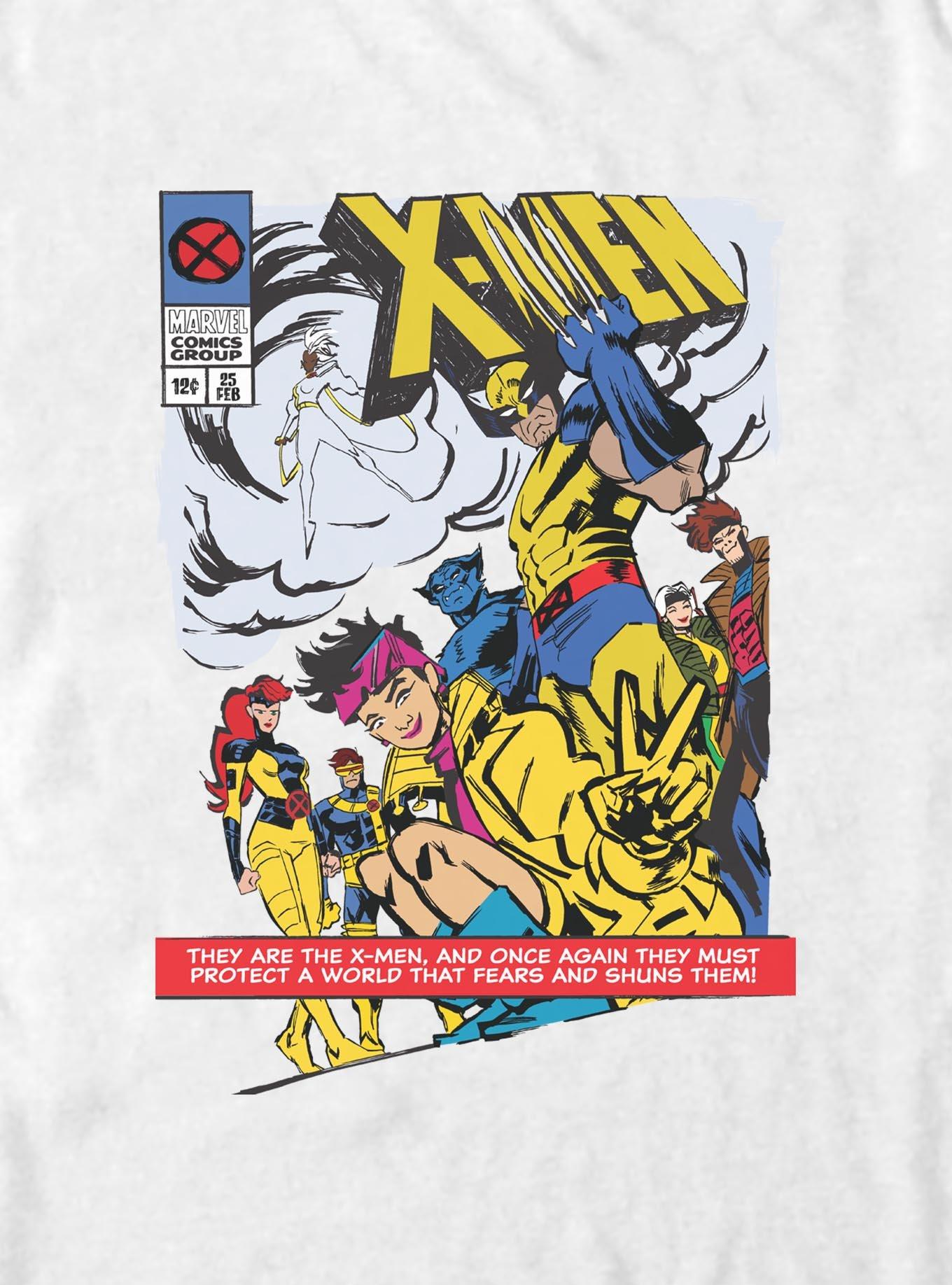 X-Men Protect The World T-Shirt, WHITE, alternate