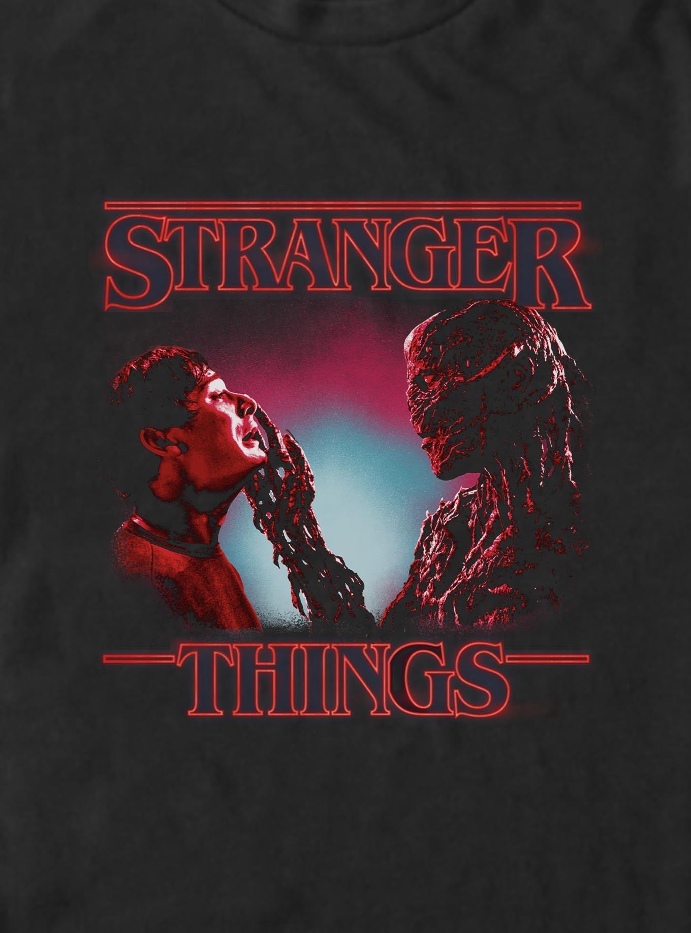 Stranger Things Sweet Embrace T-Shirt, BLACK, alternate