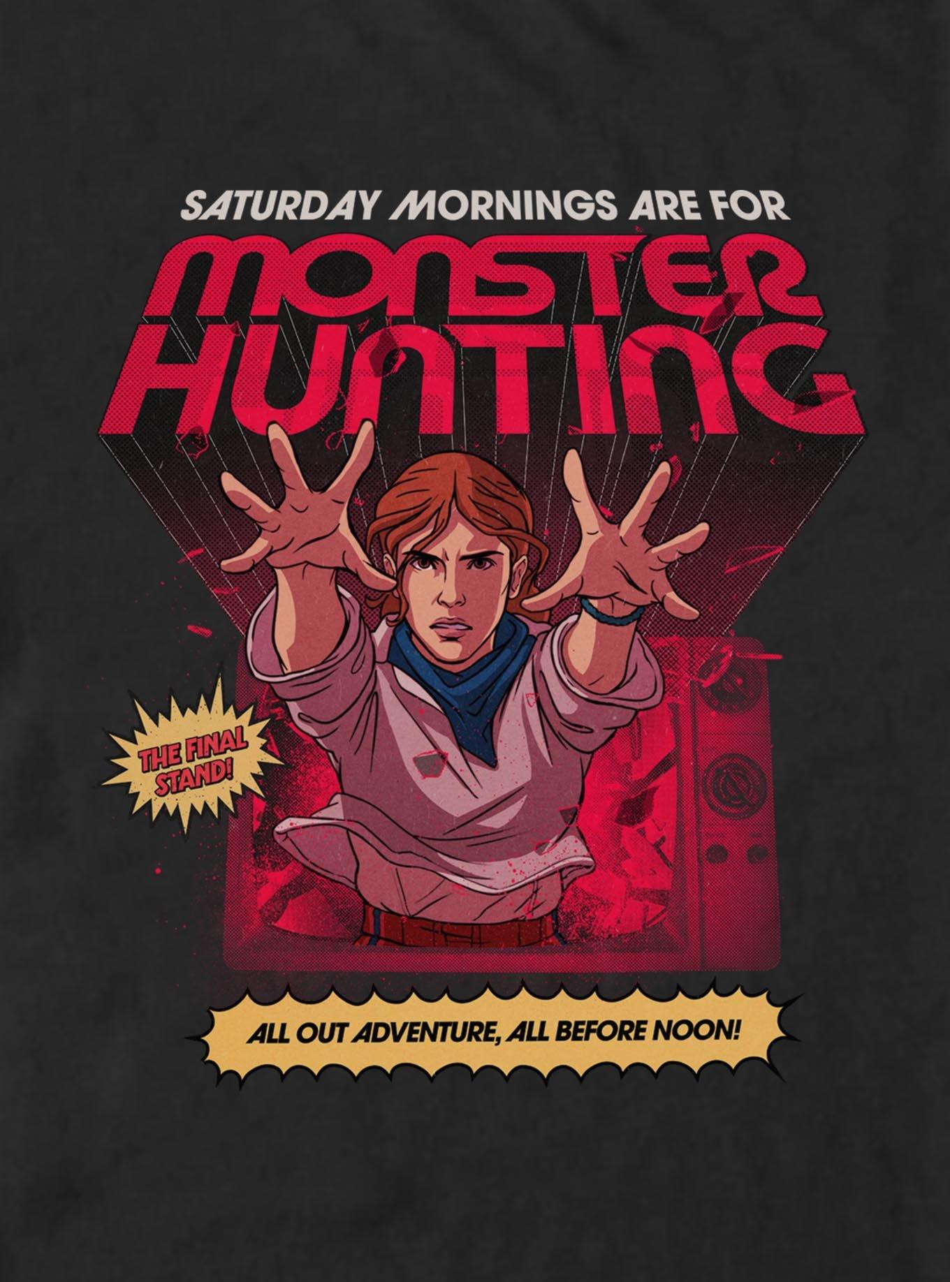 Stranger Things Sunday Mornings Are For Monster Hunting T-Shirt, , hi-res