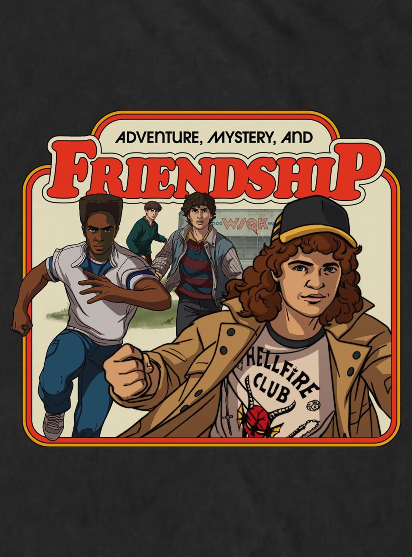 Stranger Things Adventure, Mystery, And Friendship T-Shirt, , hi-res
