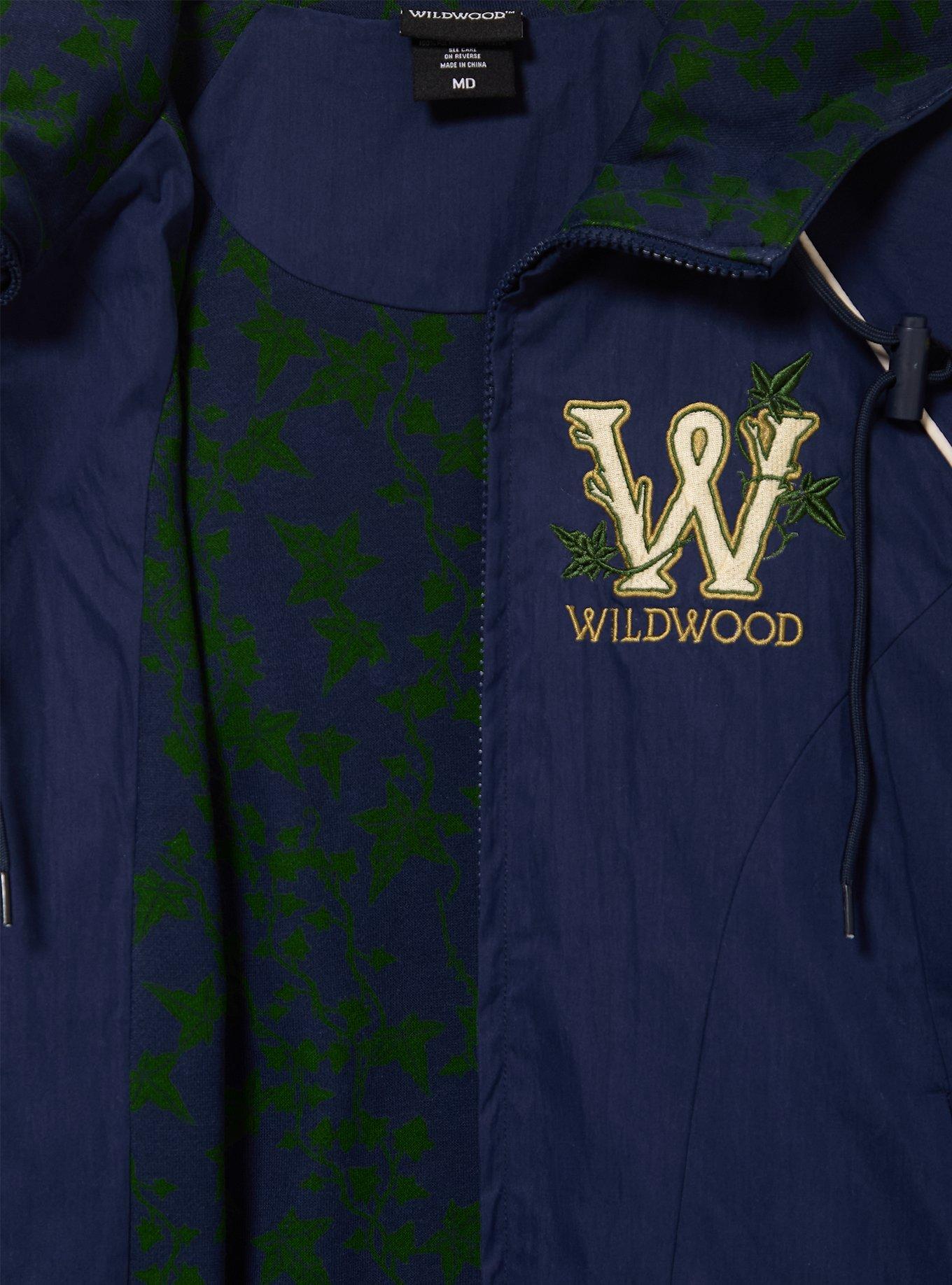 Wildwood Embroidered Logo Women's Cropped Windbreaker - BoxLunch Exclusive, NAVY, alternate - view 3