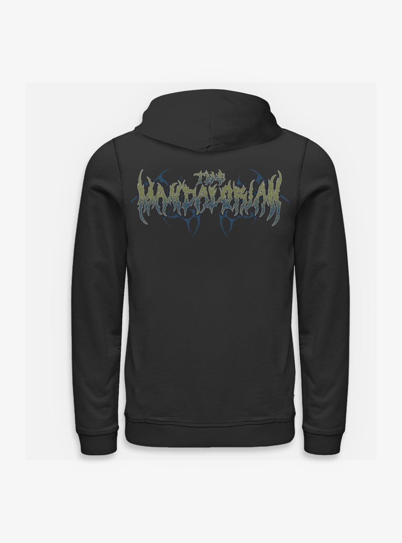Star Wars: The Mandalorian And Grogu The Mandalorian & Grogu Advancing Metal Style Hoodie Her Universe Exclusive, , hi-res