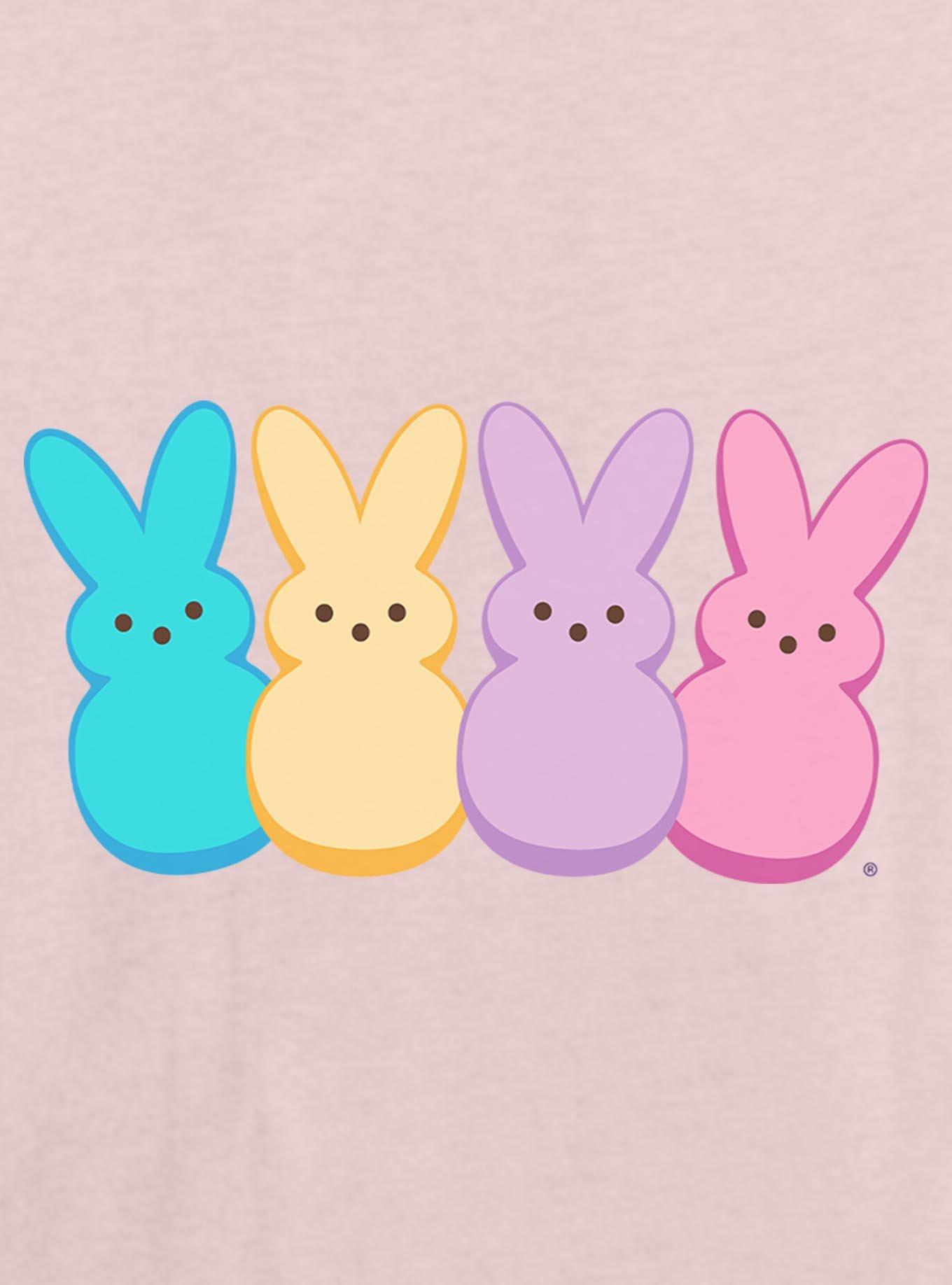 Peeps Lined Up Girls Skimmer T-Shirt, , hi-res