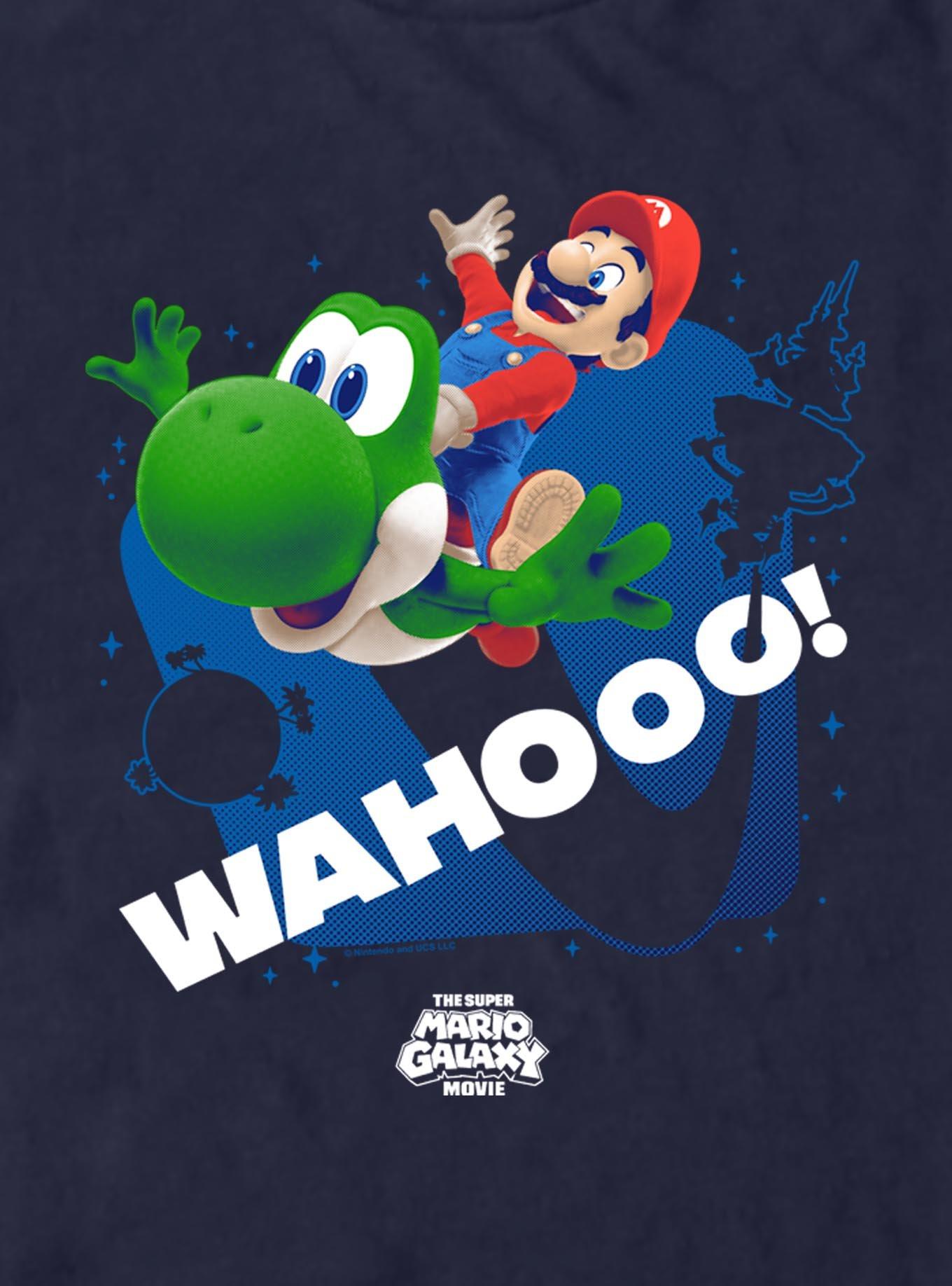 The Super Mario Galaxy Movie Wahooo ! Mario & Yoshi T-Shirt, , hi-res
