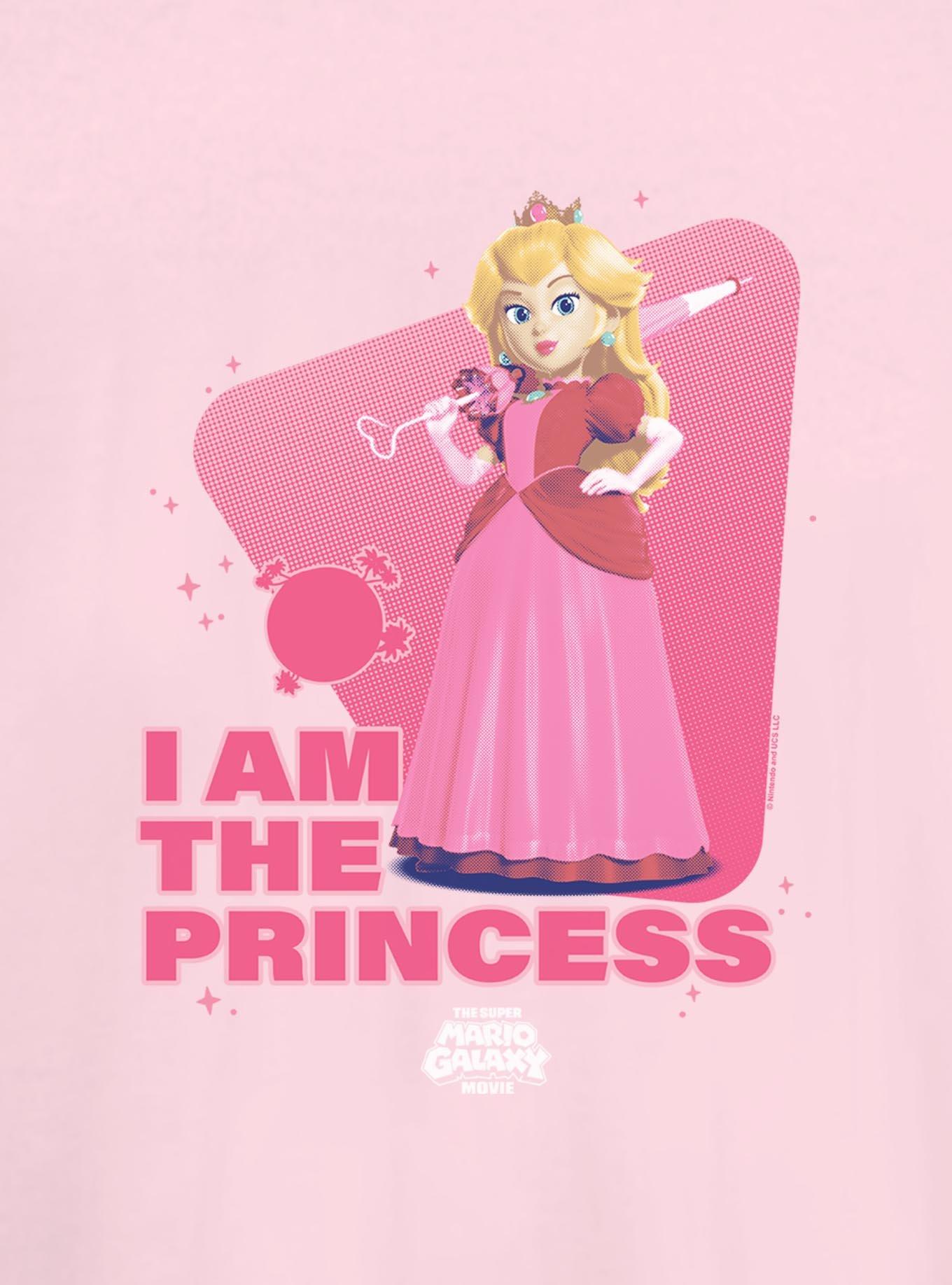 The Super Mario Galaxy Movie Peach I Am The Princess Girls T-Shirt, , hi-res