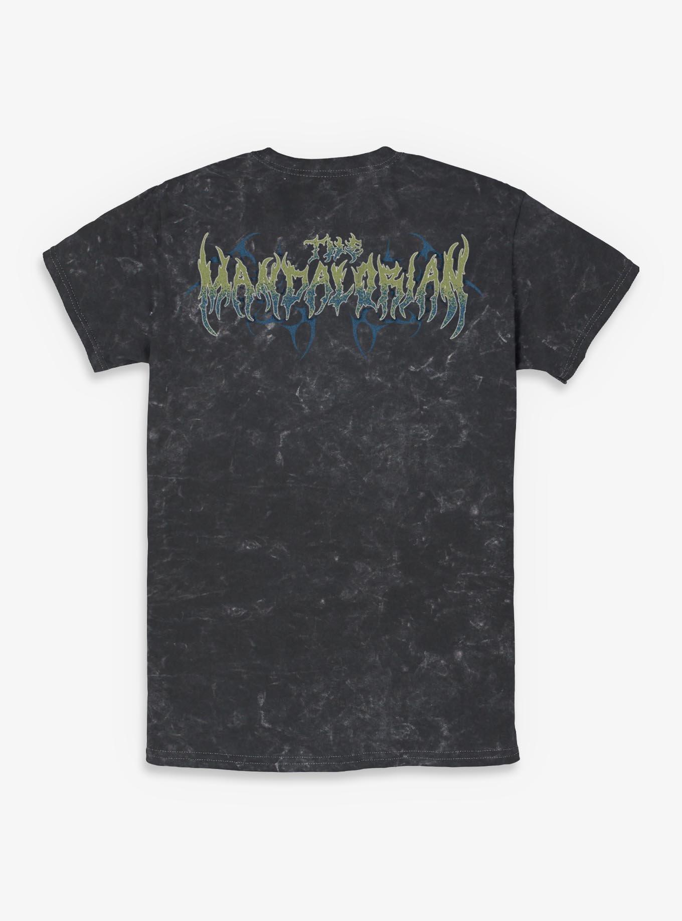 Star Wars The Mandalorian & Grogu Most Metal Duo Mineral Wash T-Shirt Hot Topic Exclusive, , hi-res