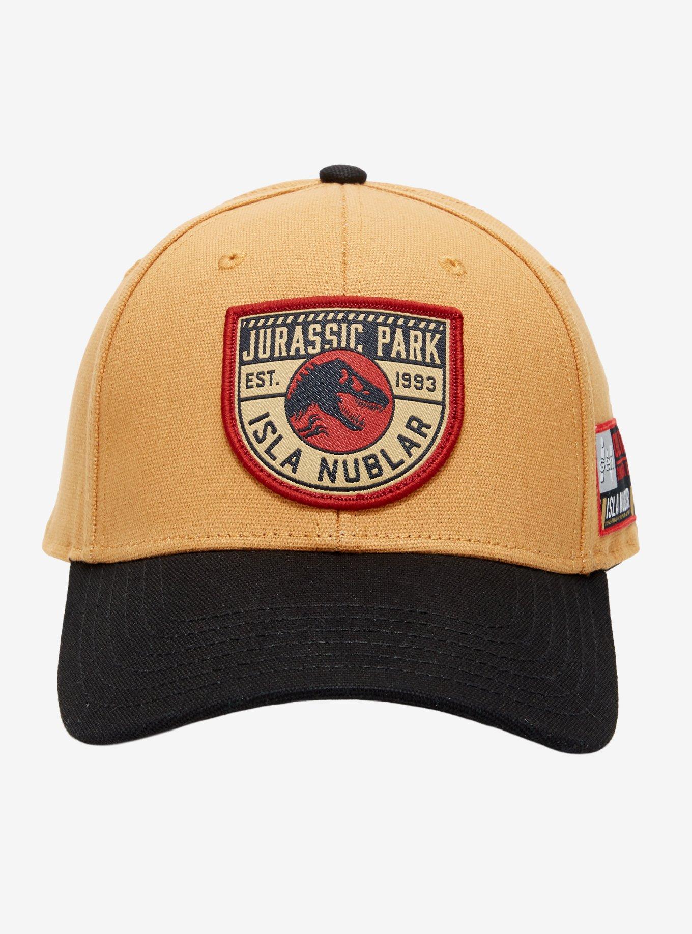 Jurassic Park Isla Nublar Patch Snapback Hat, , hi-res