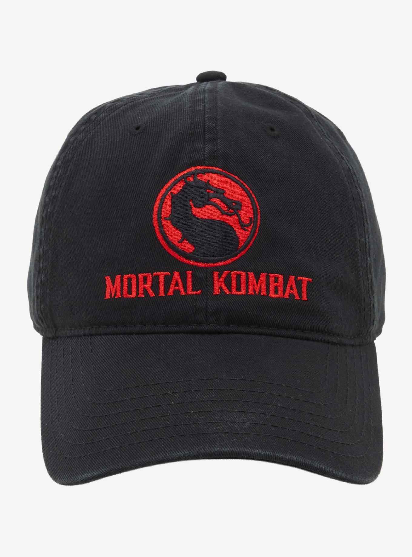 Mortal Kombat Logo Dad Cap, , hi-res