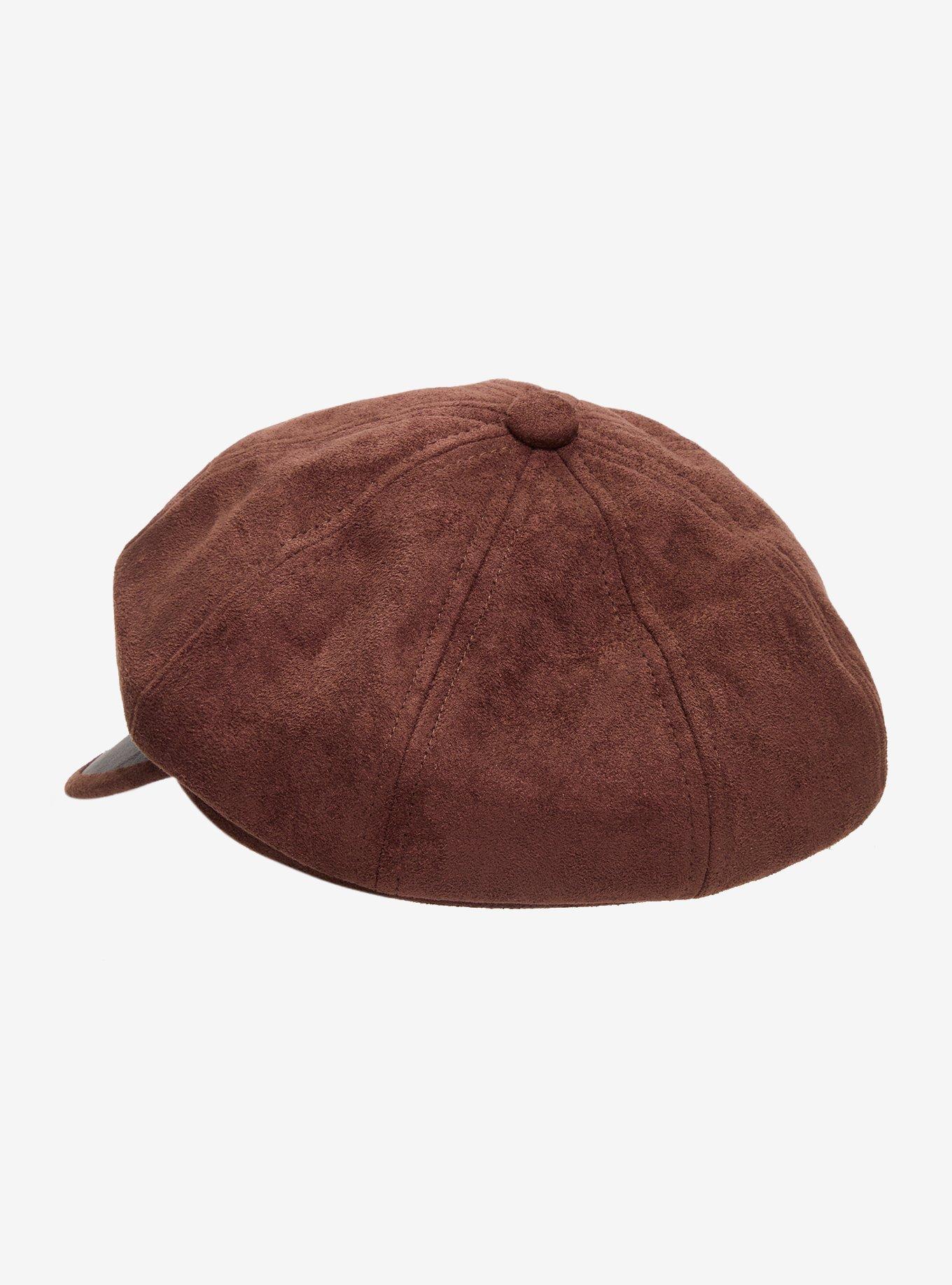 Dark Brown Cabbie Hat, , alternate - view 4