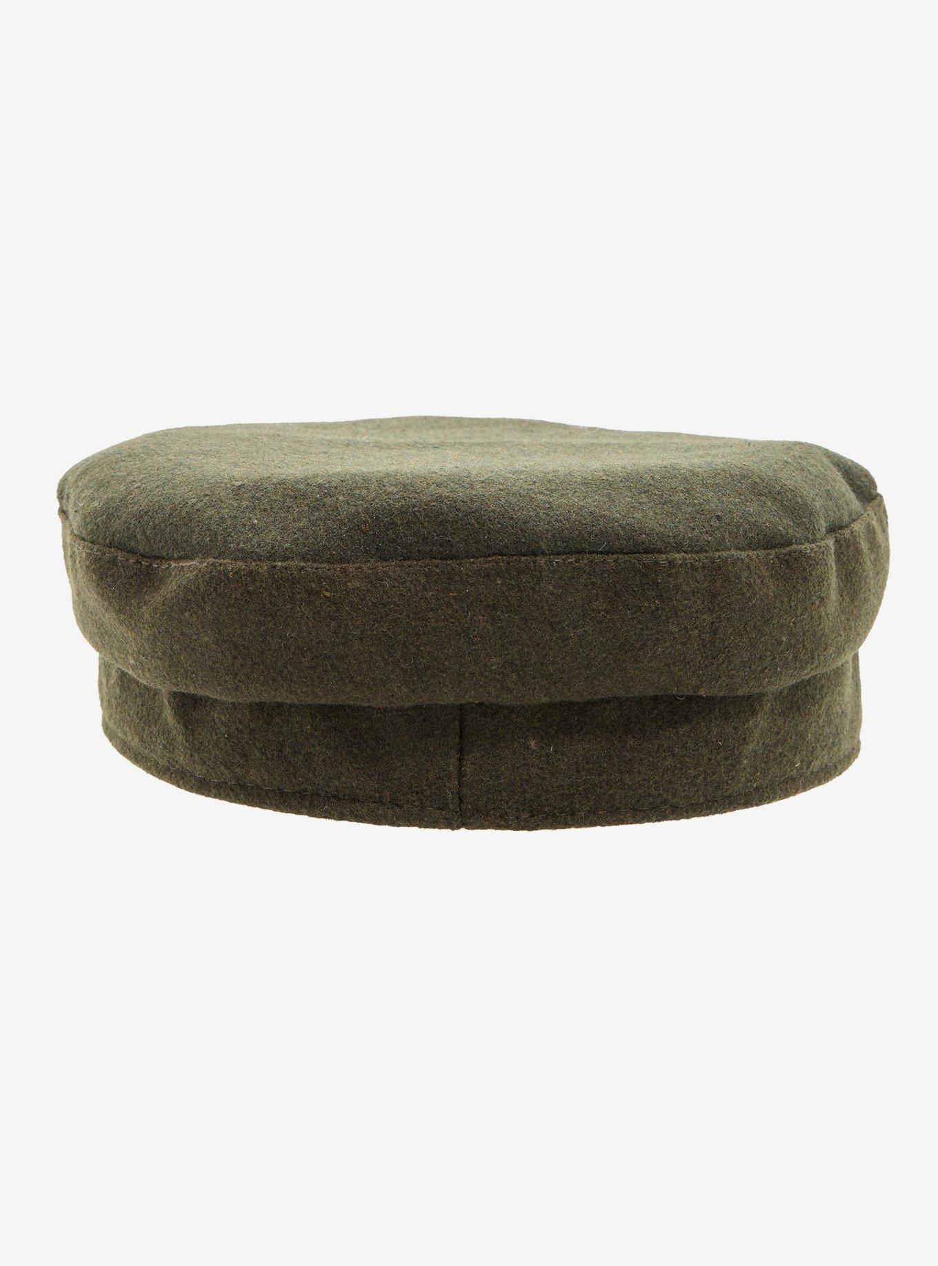 Olive Green Cabbie Hat, , alternate - view 3